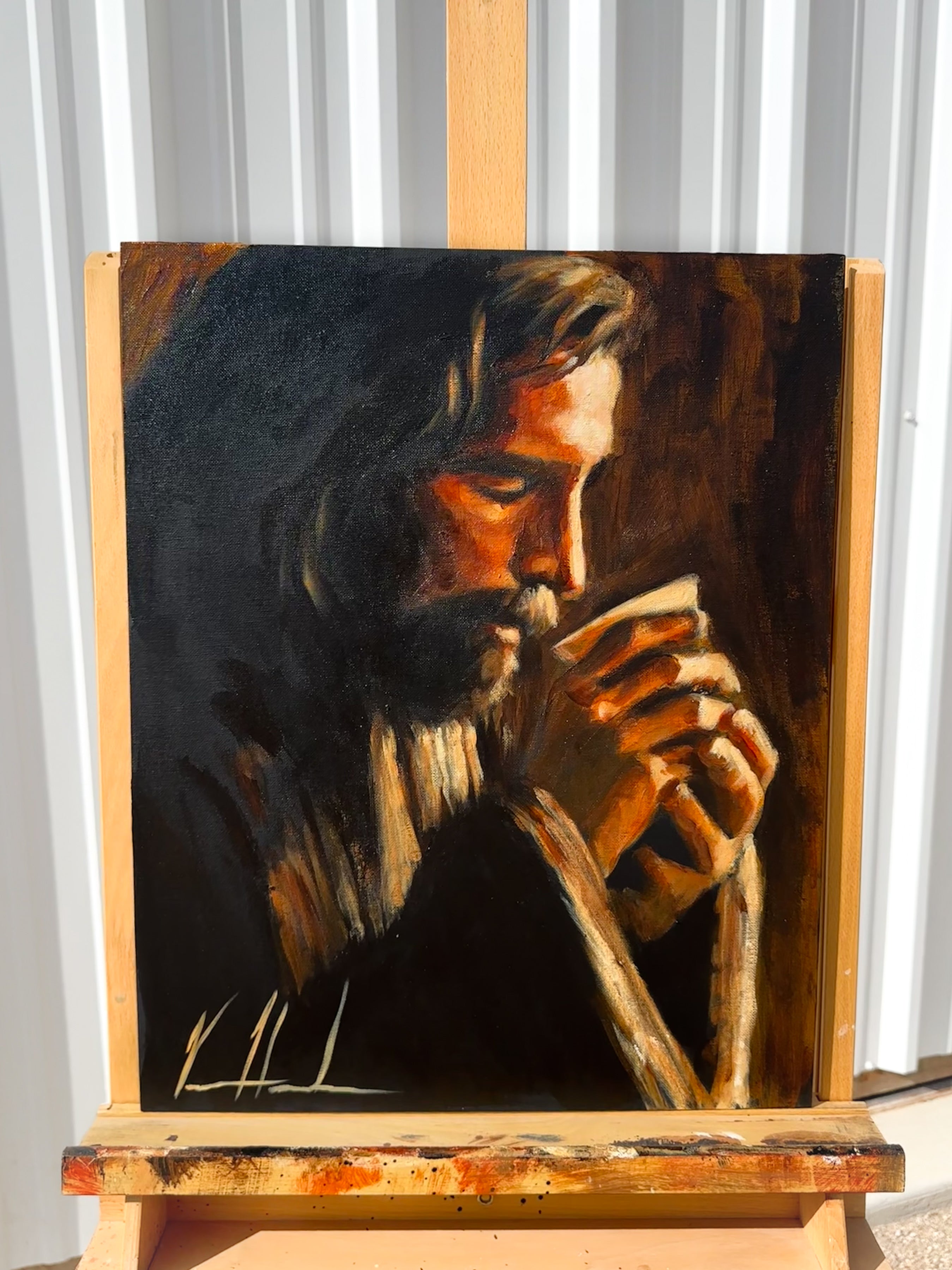 Drink From My Cup - 16”x20” Original Acrylic Painting Original Painting Vanessa Horabuena