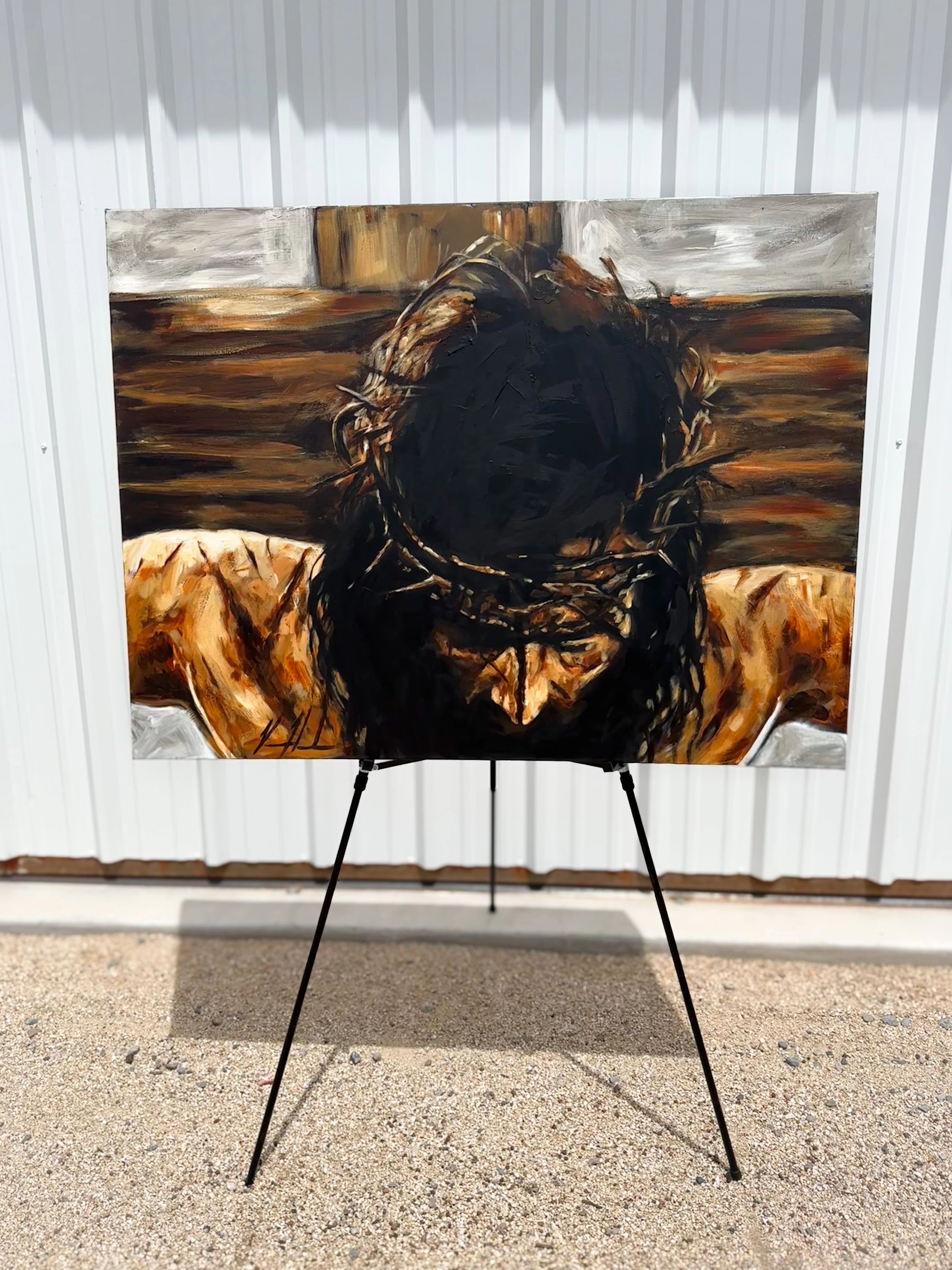 The Finished Work of the Cross - 36”x48” Original Acrylic Painting Original Painting Vanessa Horabuena