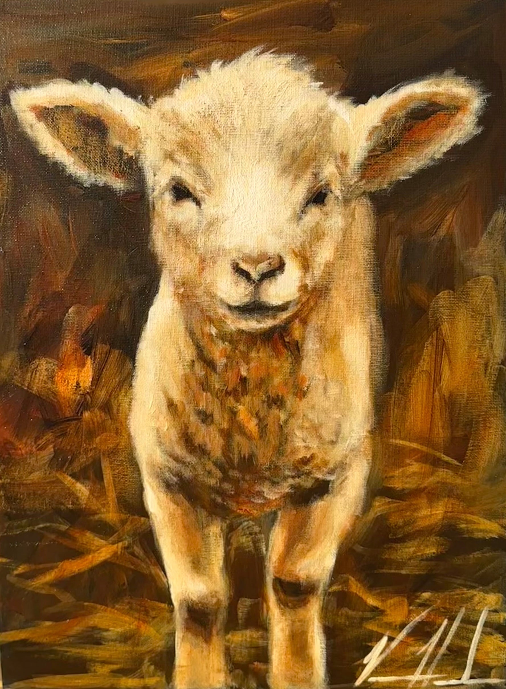 Every Step I Take - 12”x16” Original Acrylic Painting Original Painting Vanessa Horabuena