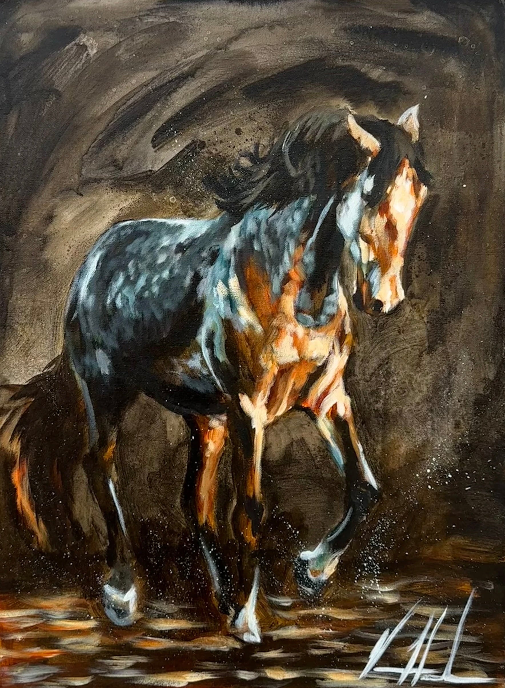 Destined to Lead - 18”x24” Original Acrylic Painting Original Painting Vanessa Horabuena