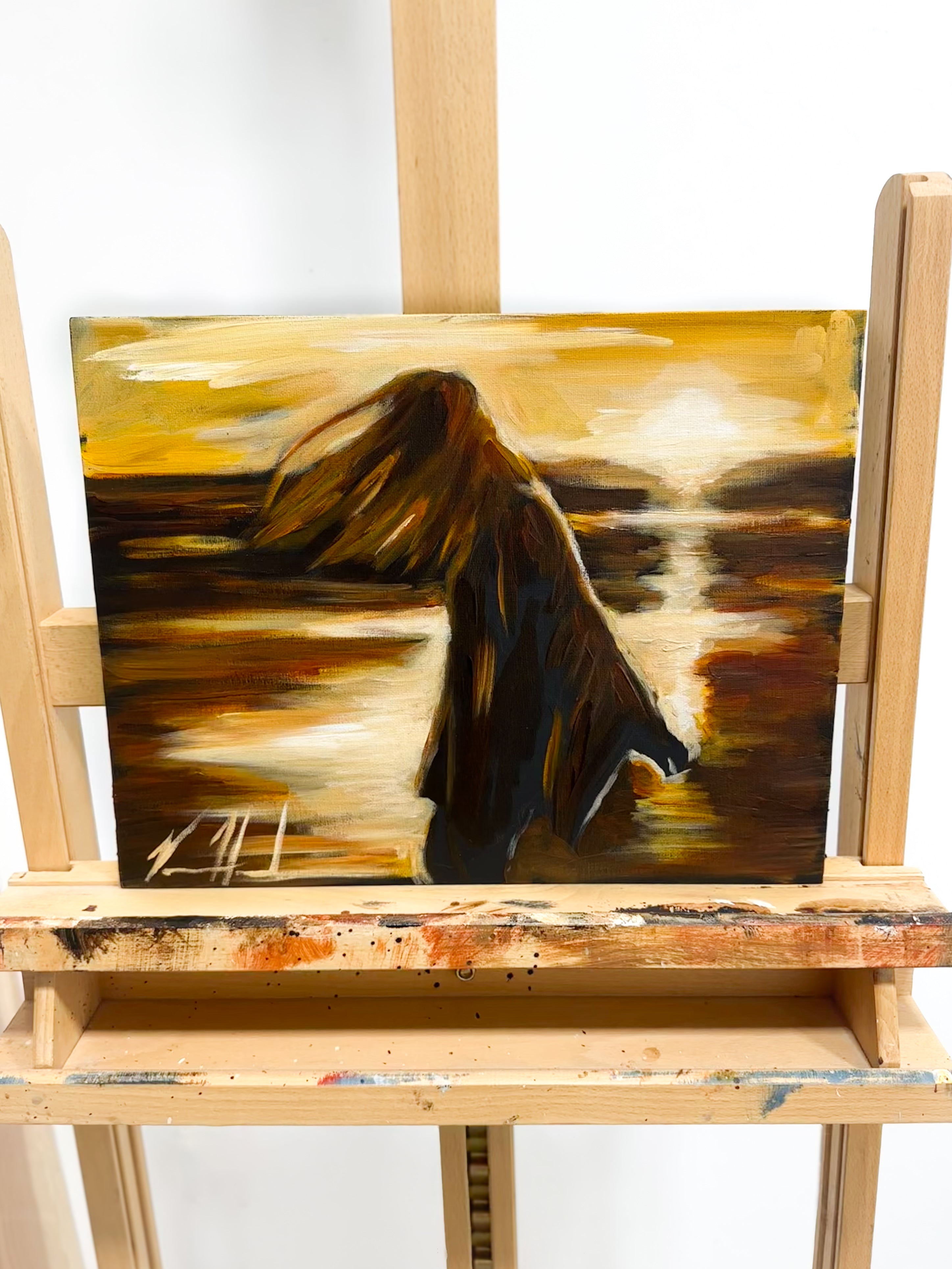 Here I am Lord, Send Me - 11”x14” Original Acrylic Painting Original Painting Vanessa Horabuena