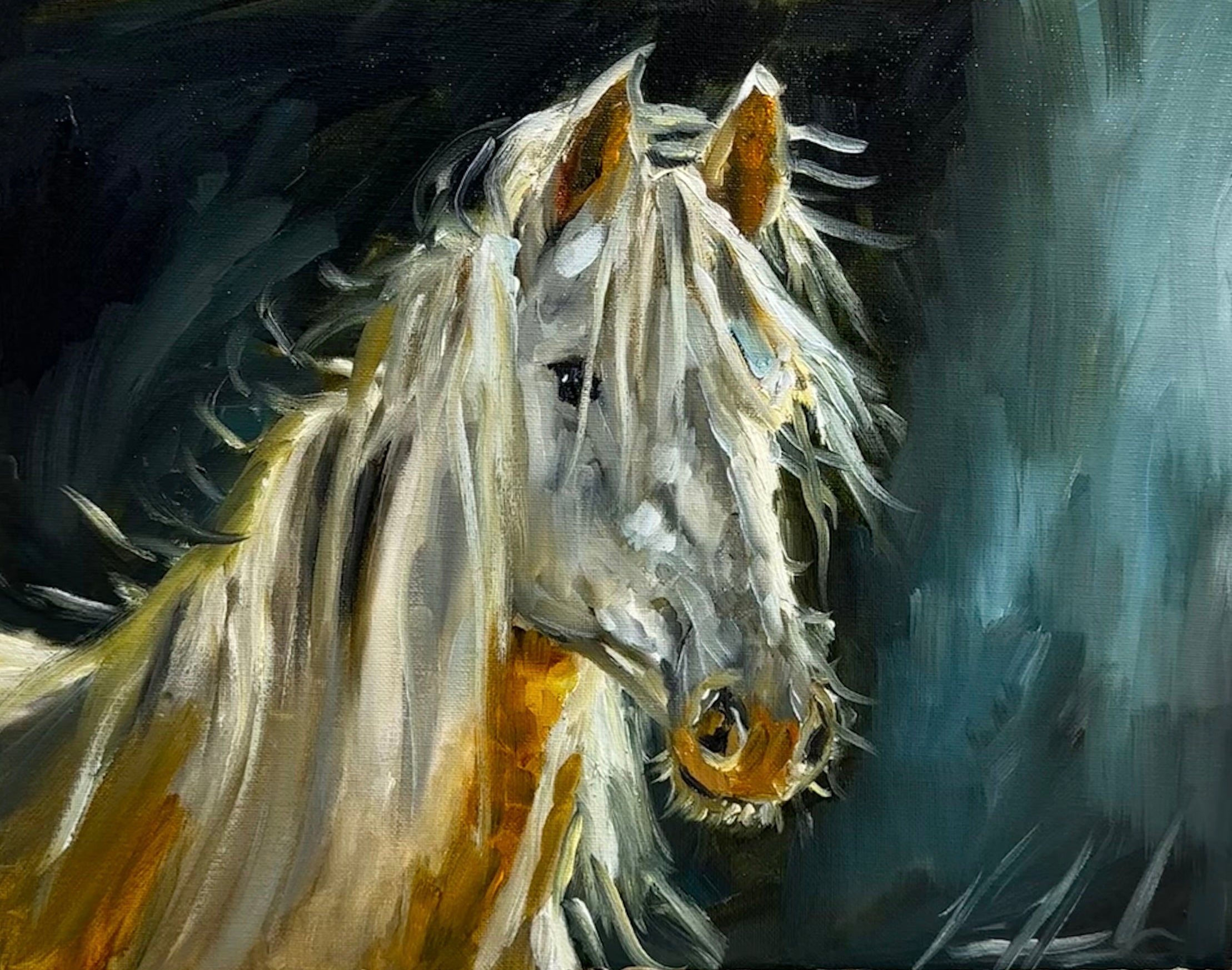 Serenity - 11”x14” Original Oil Painting Original Painting Vanessa Horabuena