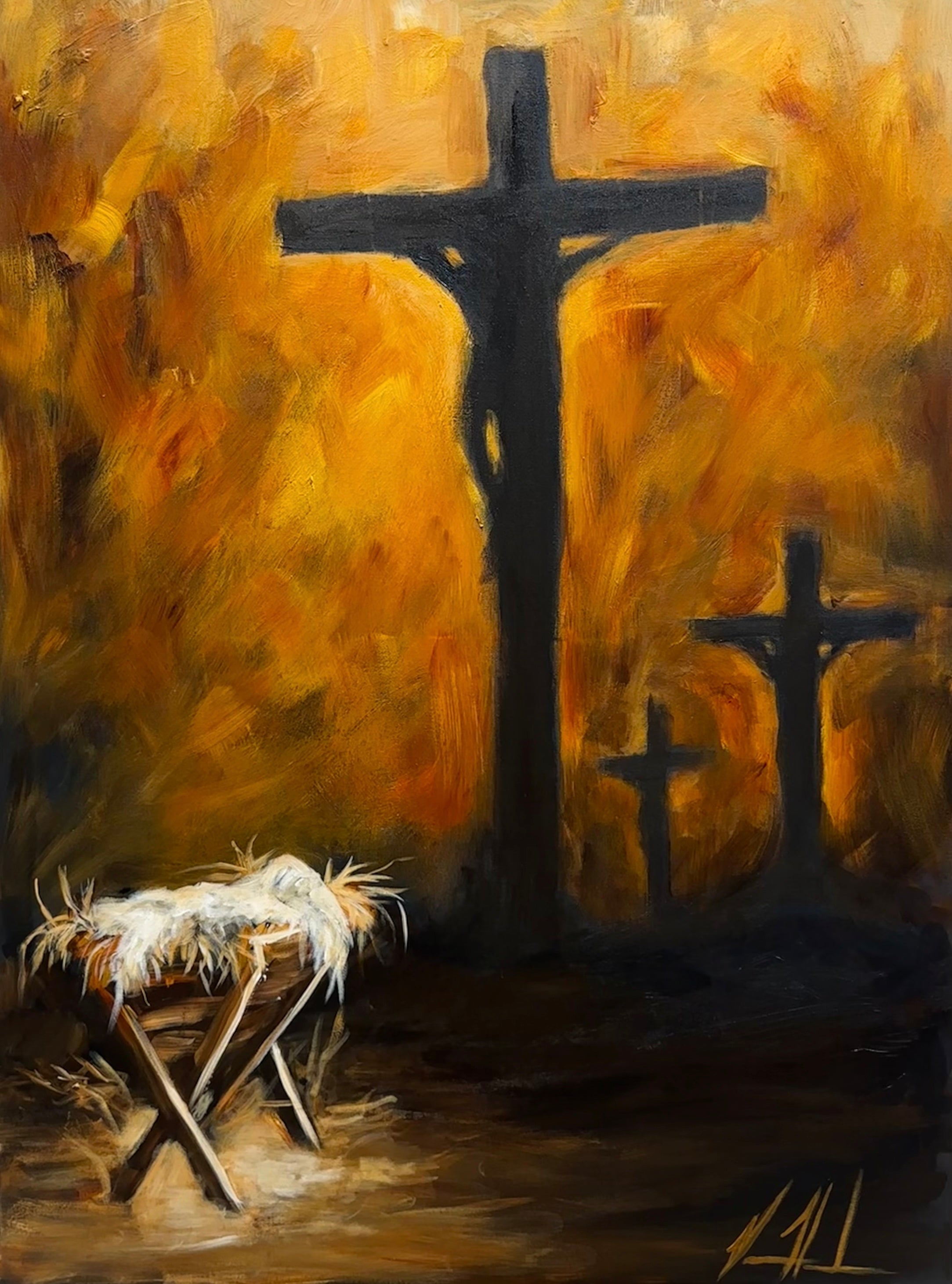 Born for Glory - 36”x48” Original Acrylic Painting Original Painting Vanessa Horabuena