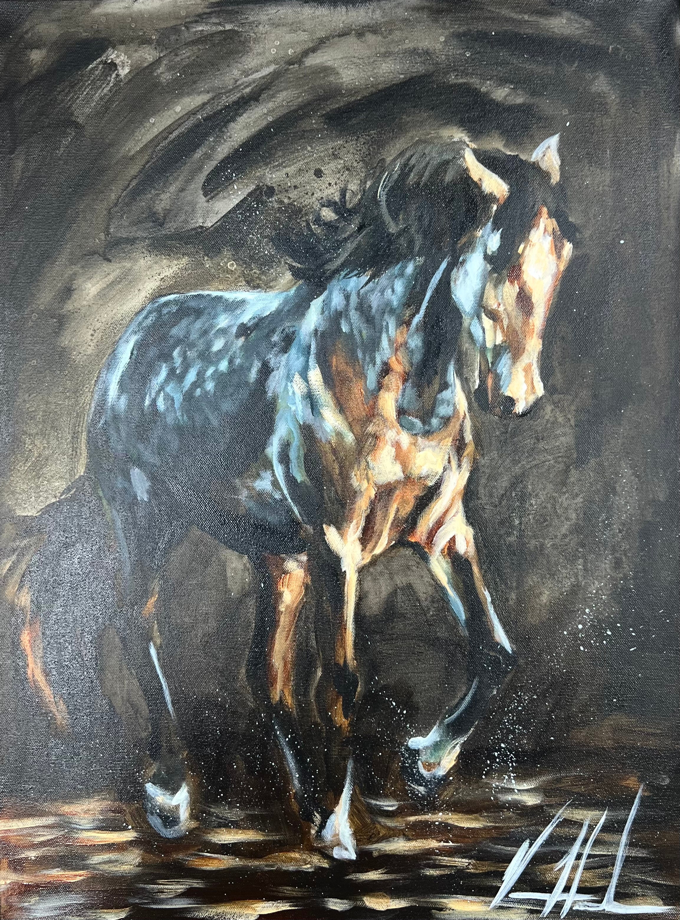 Destined to Lead - 16”x20” Original Acrylic Painting Original Painting Vanessa Horabuena