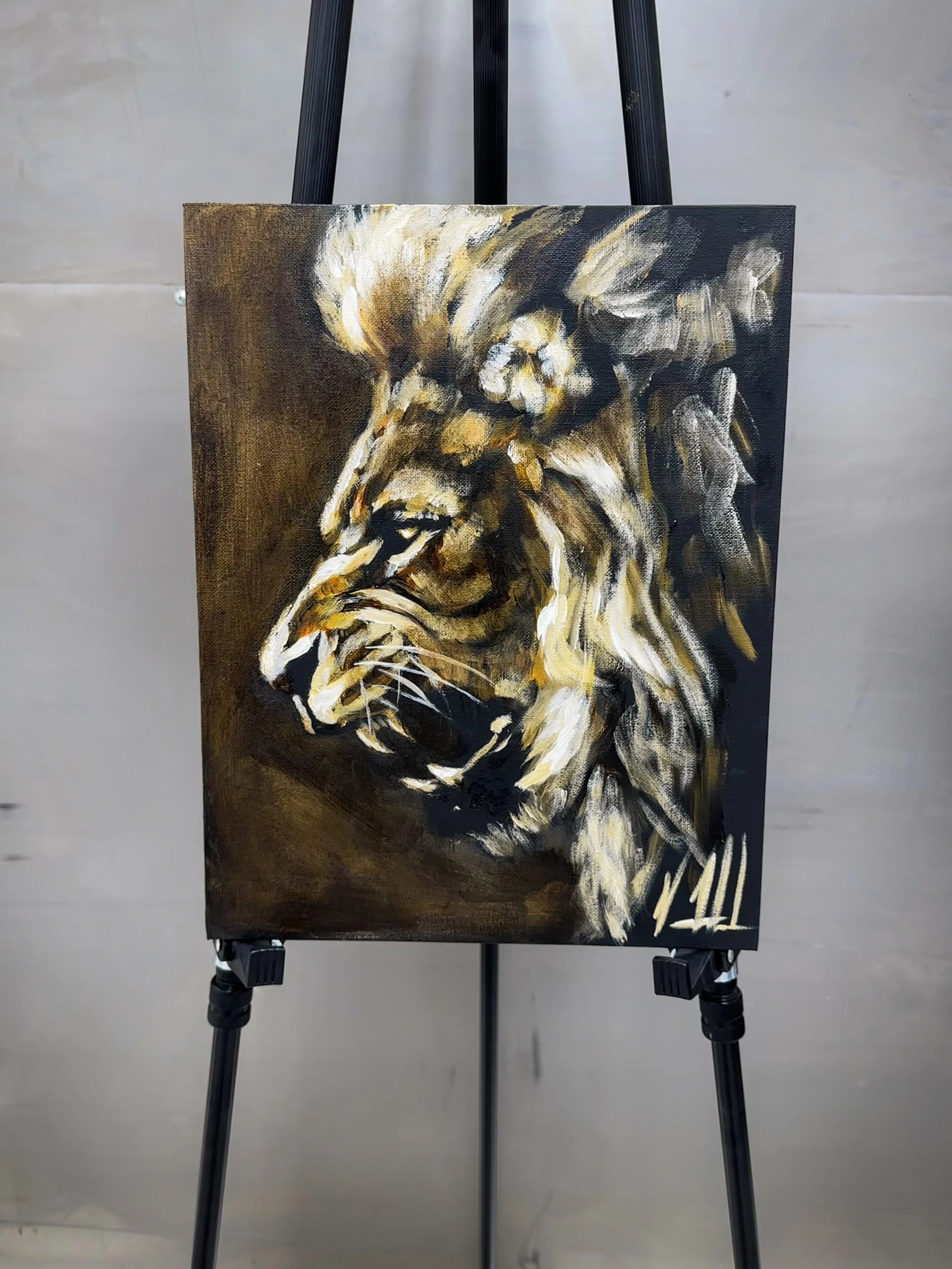 Return of the King - 11”x14” Original Acrylic Painting Original Painting Vanessa Horabuena