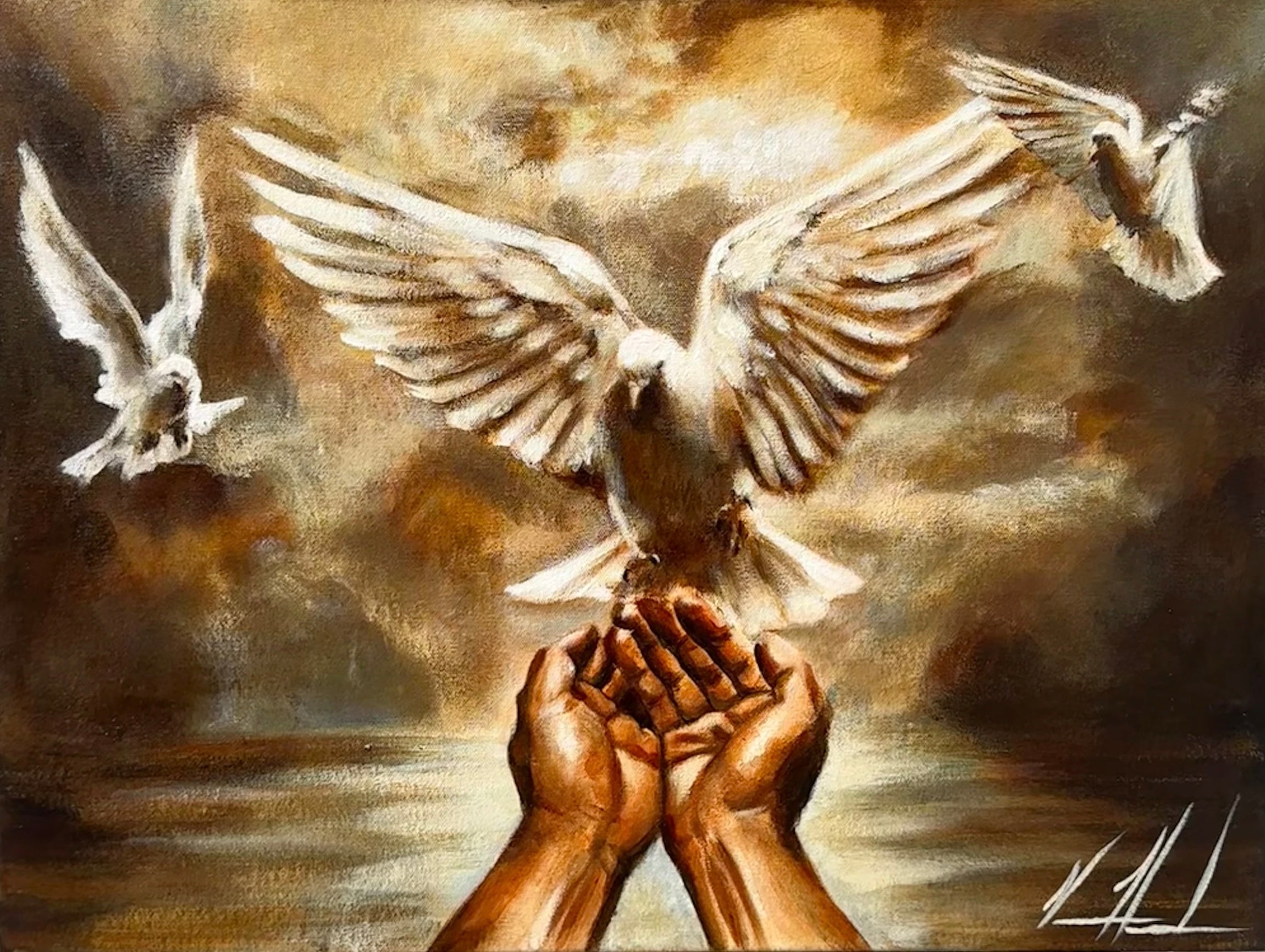 Return to the Father - 18”x24” Original Acrylic Painting Original Painting Vanessa Horabuena