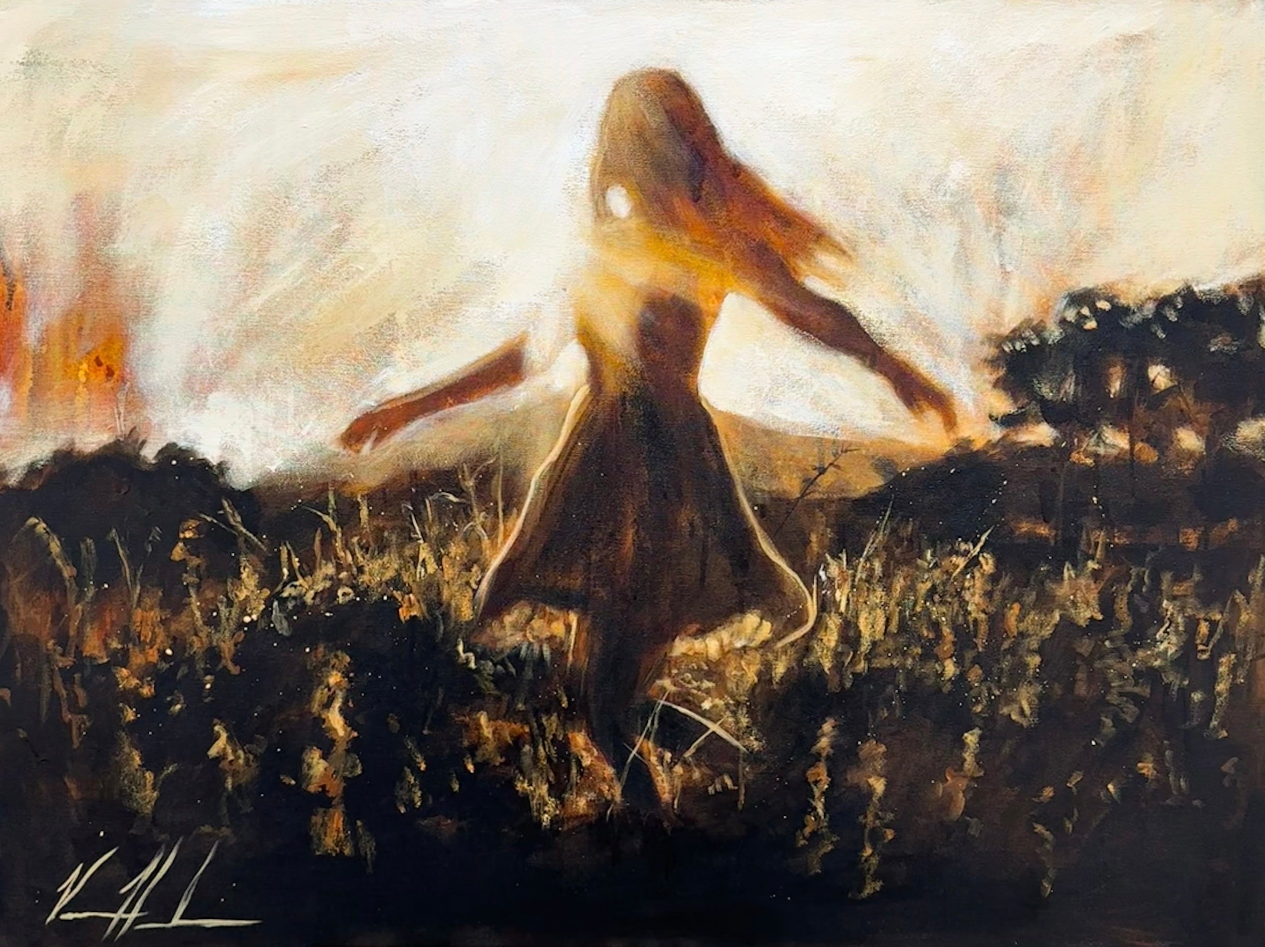 Dare to Dance Again - 30”x40” Original Acrylic Painting Original Painting Vanessa Horabuena