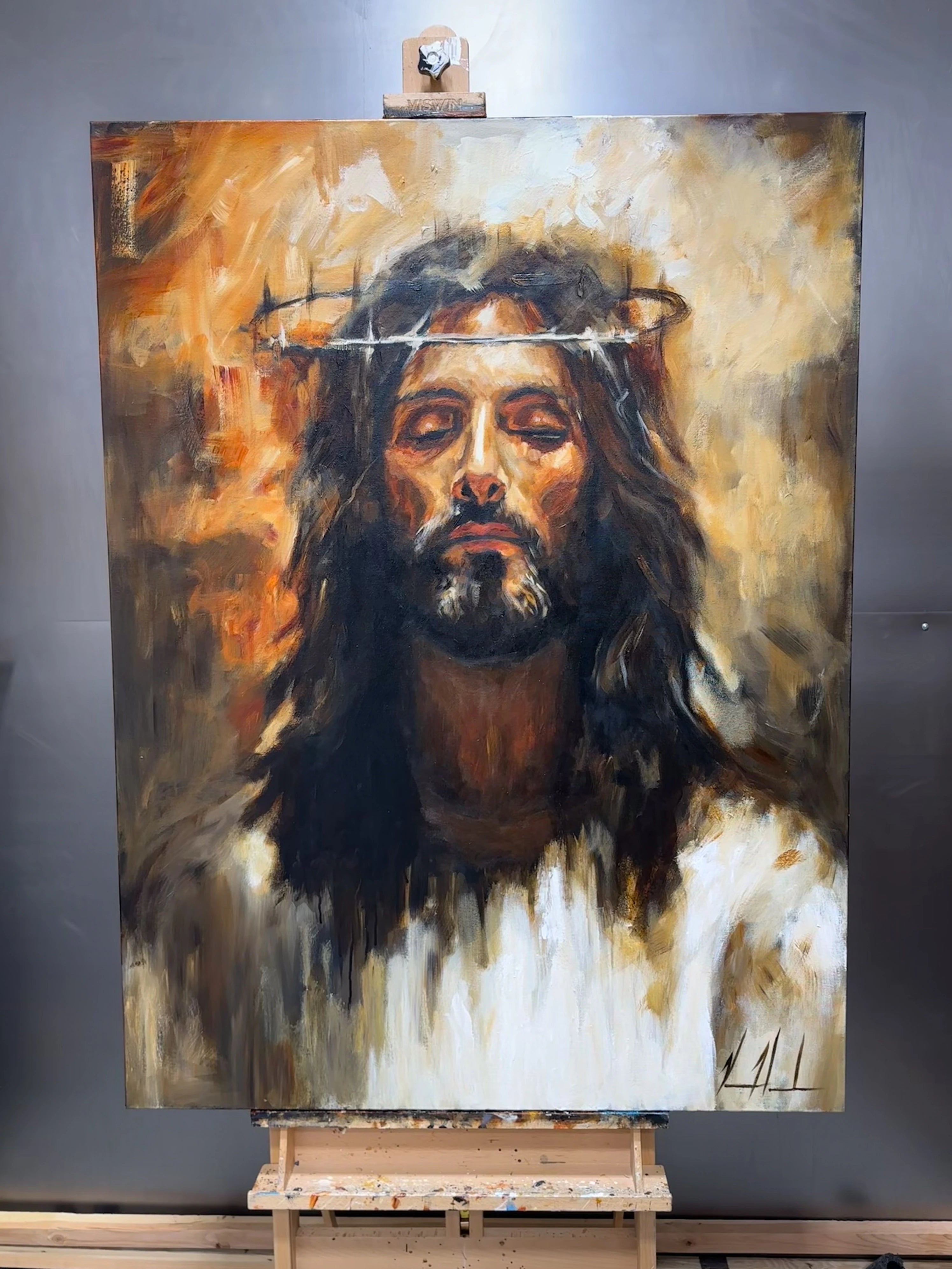 Holy One - 36”x48” Original Acrylic Painting Original Painting Vanessa Horabuena