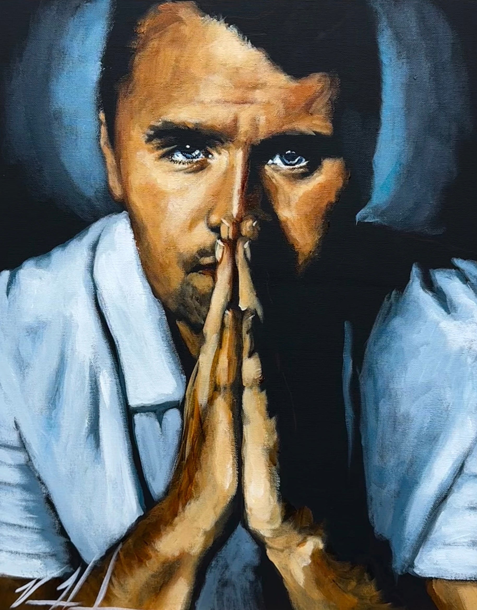 Charlie Kirk - A Hero’s Tribute - 16”x20” Original Acrylic Painting