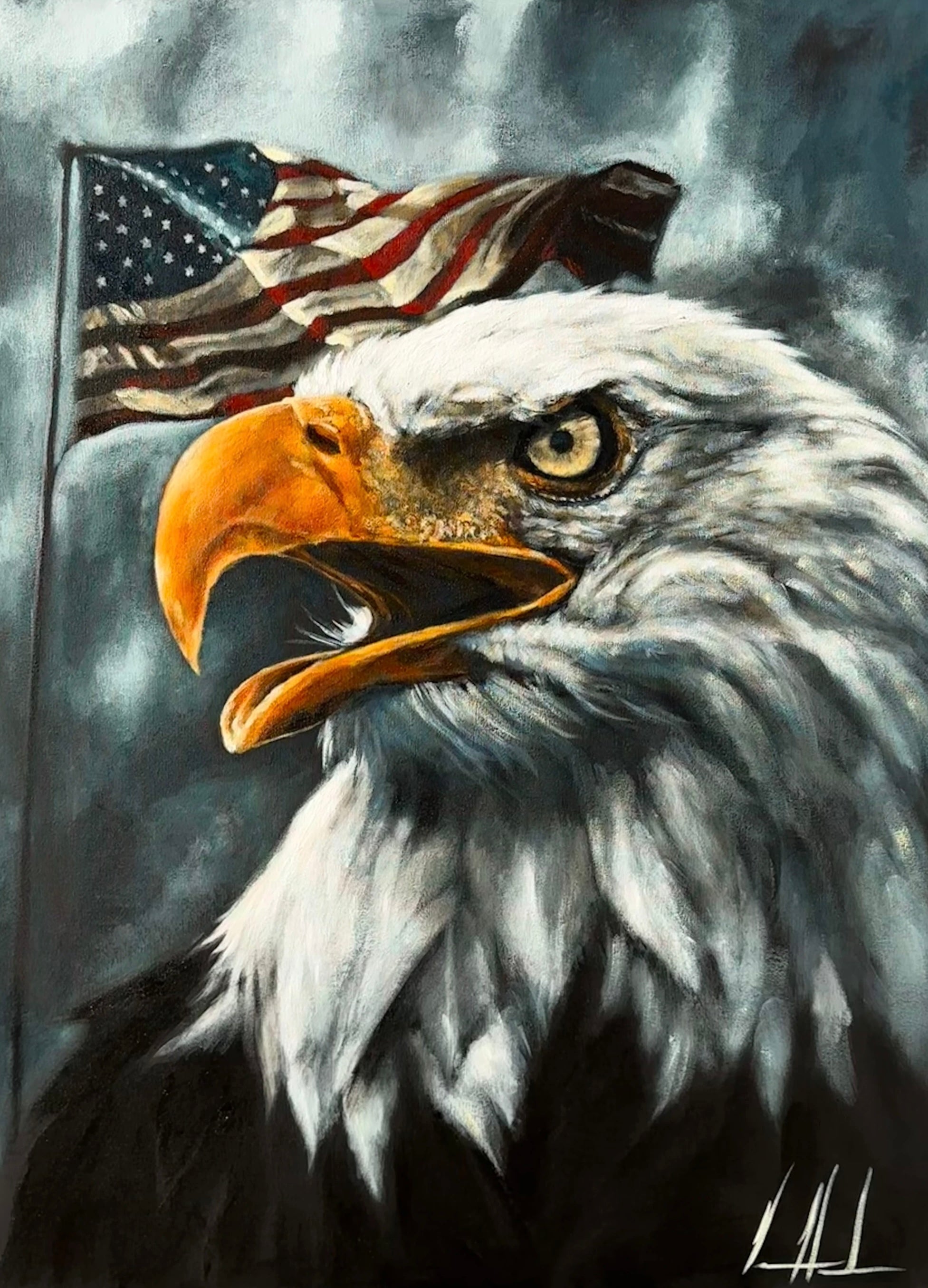 The Revival of Freedom - 30”x40” Original Painting Original Painting Vanessa Horabuena