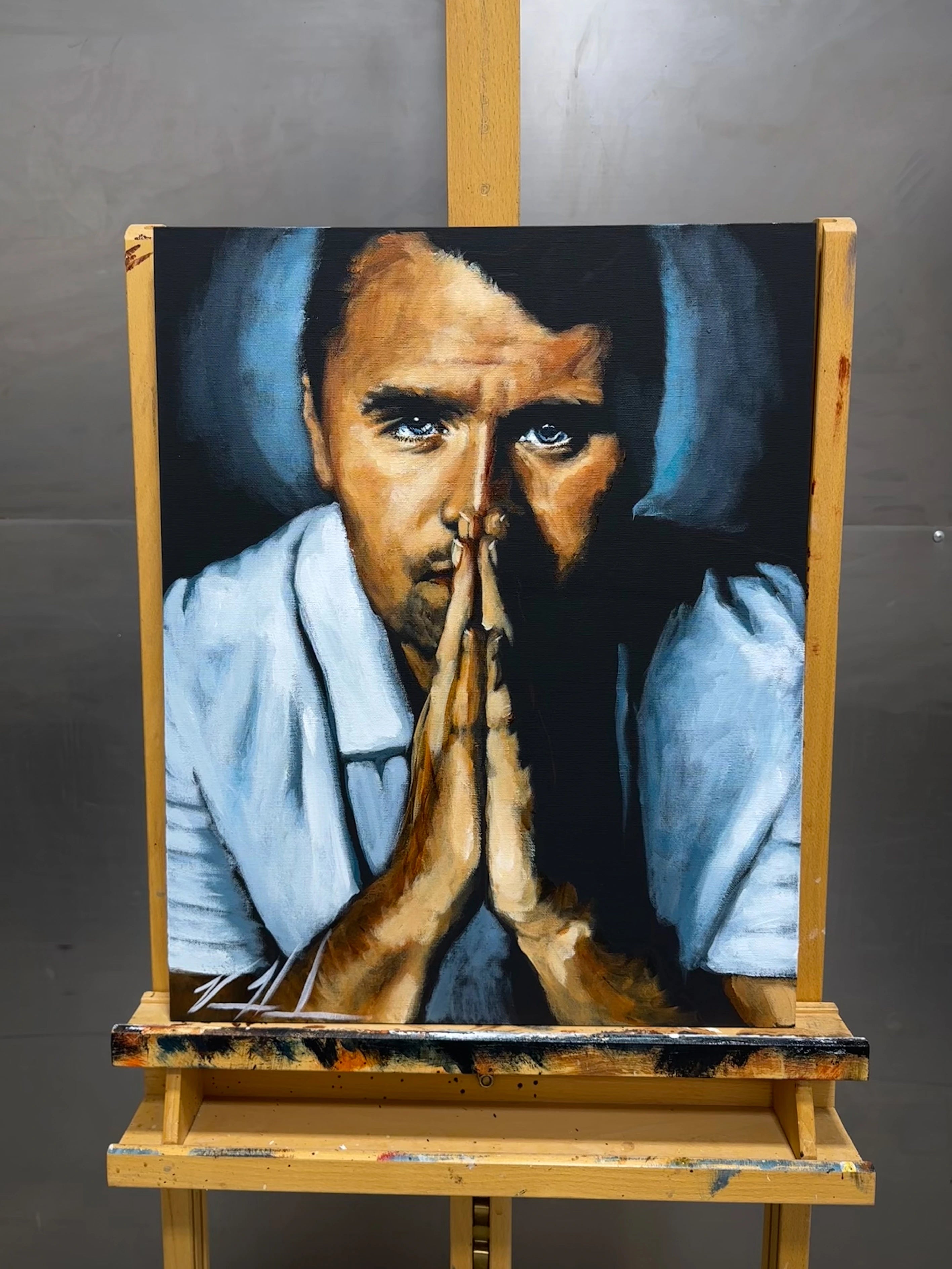 Charlie Kirk - A Hero’s Tribute - 16”x20” Original Acrylic Painting