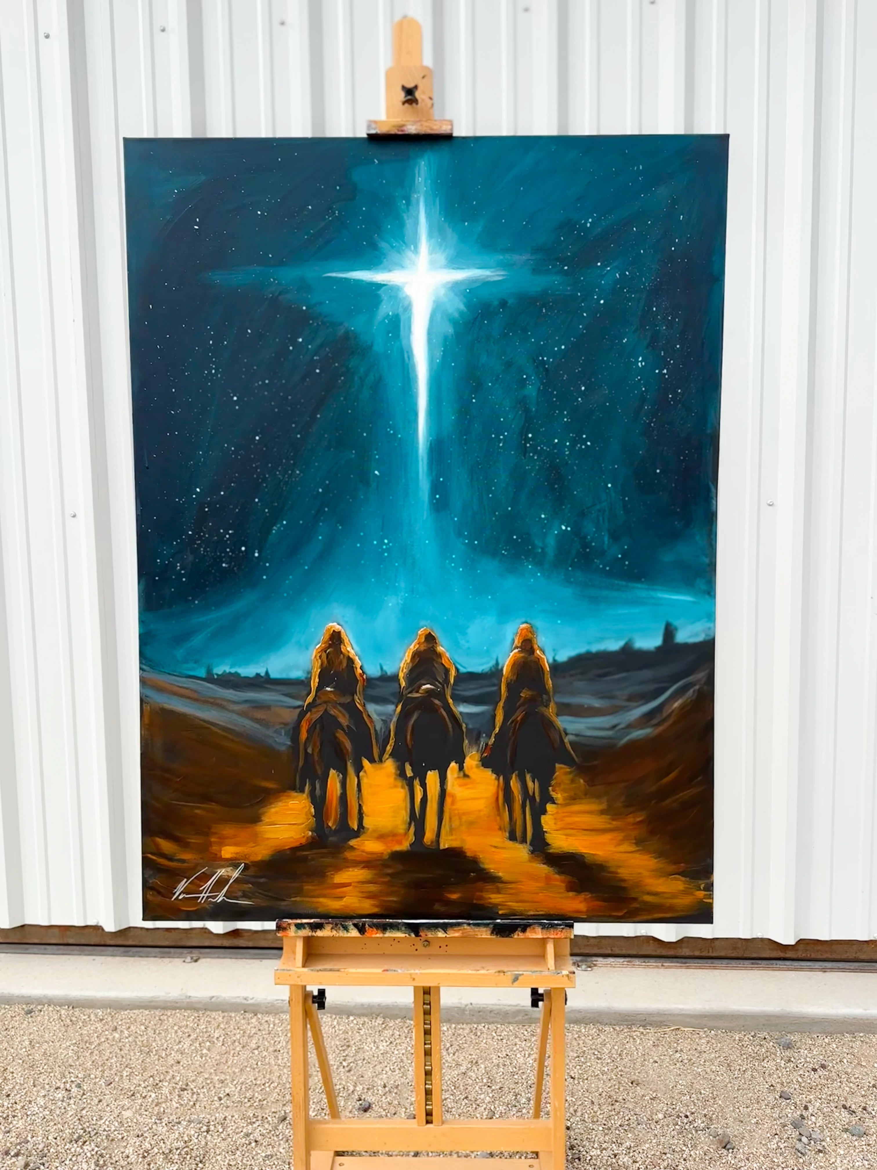 Whom Do You Seek? - 36”x48” Original Acrylic Painting Original Painting Vanessa Horabuena