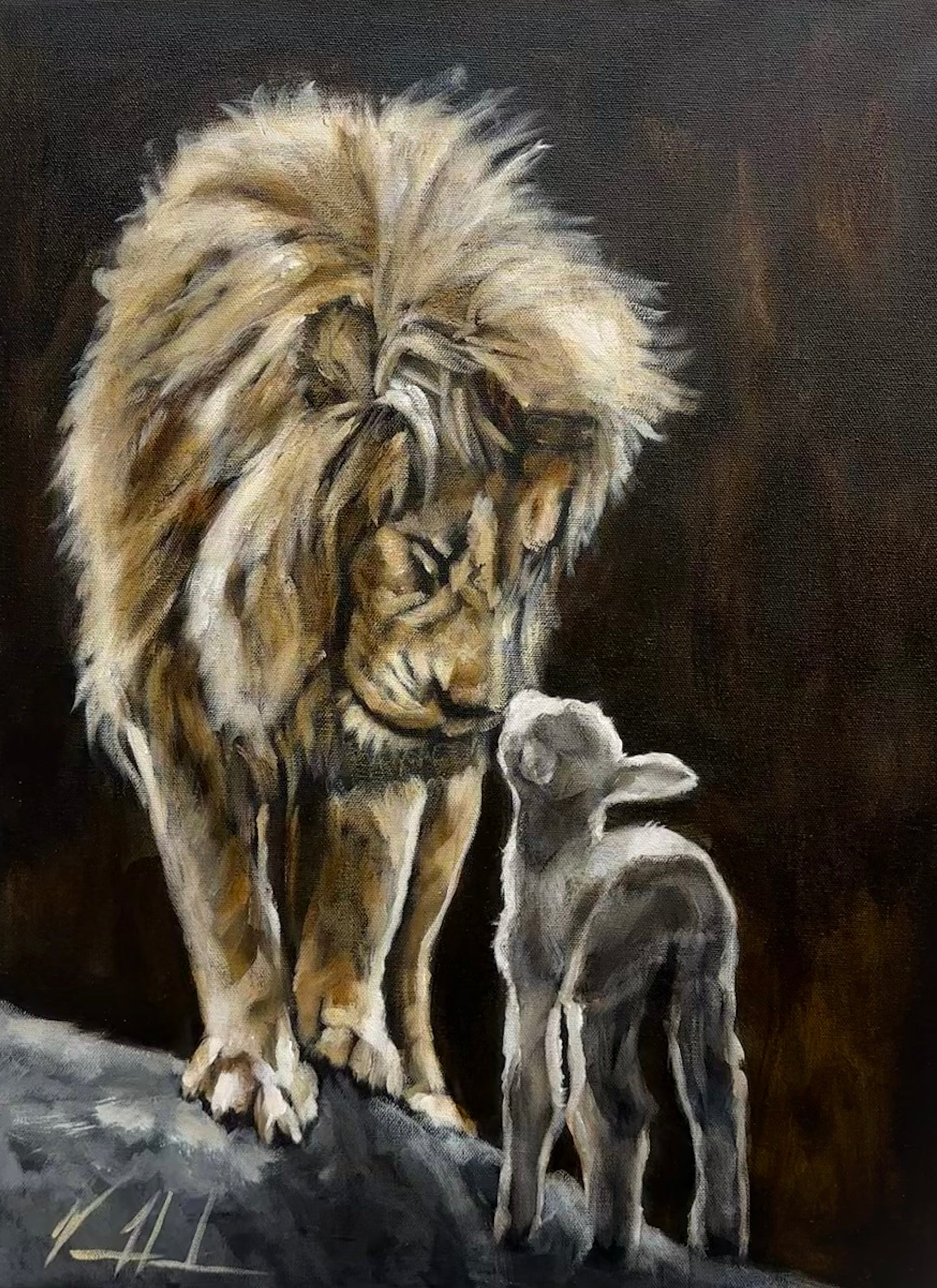 The Heart of God - 18”x24” Original Acrylic Painting Original Painting Vanessa Horabuena