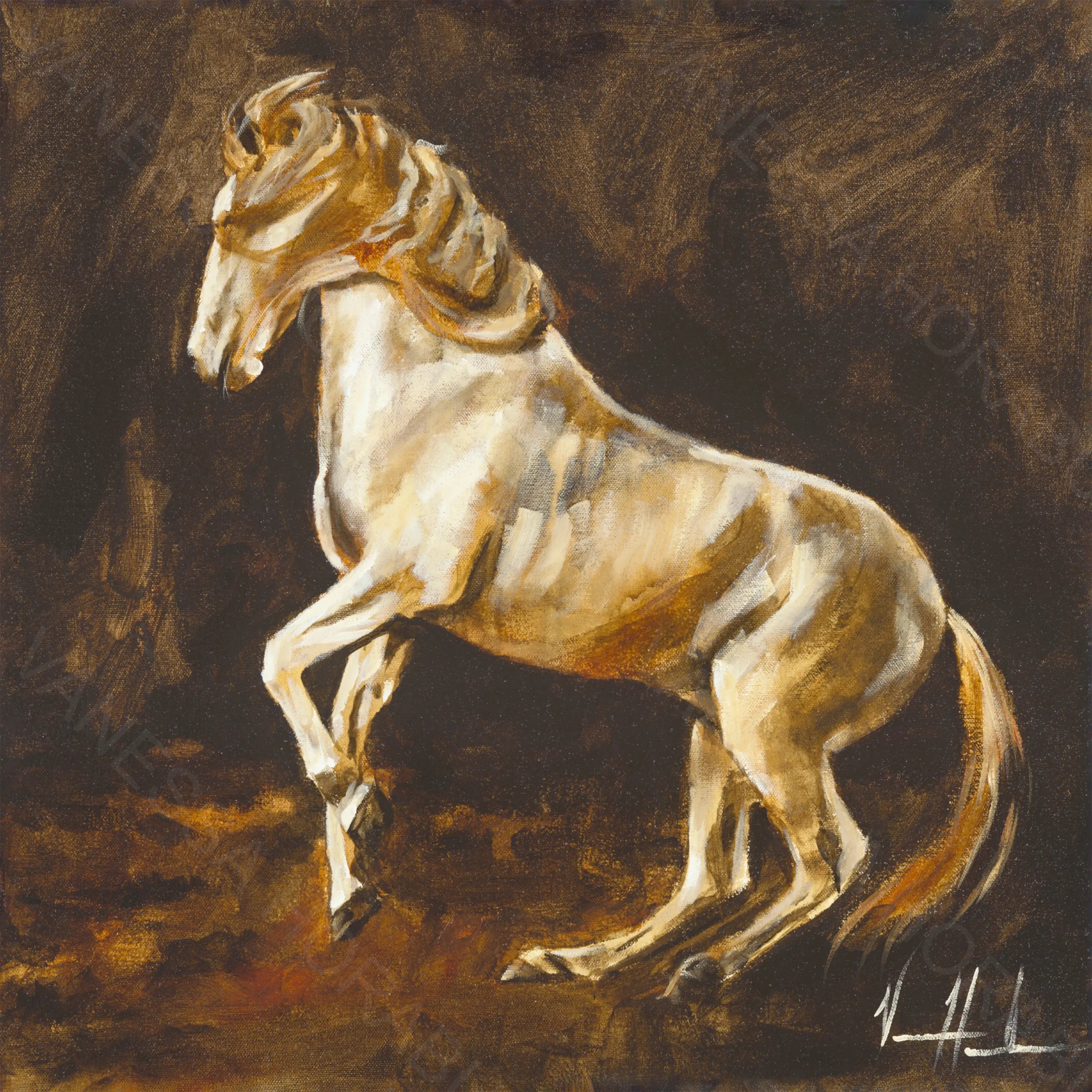 A Fierce Creation Horse Art Print Vanessa Horabuena
