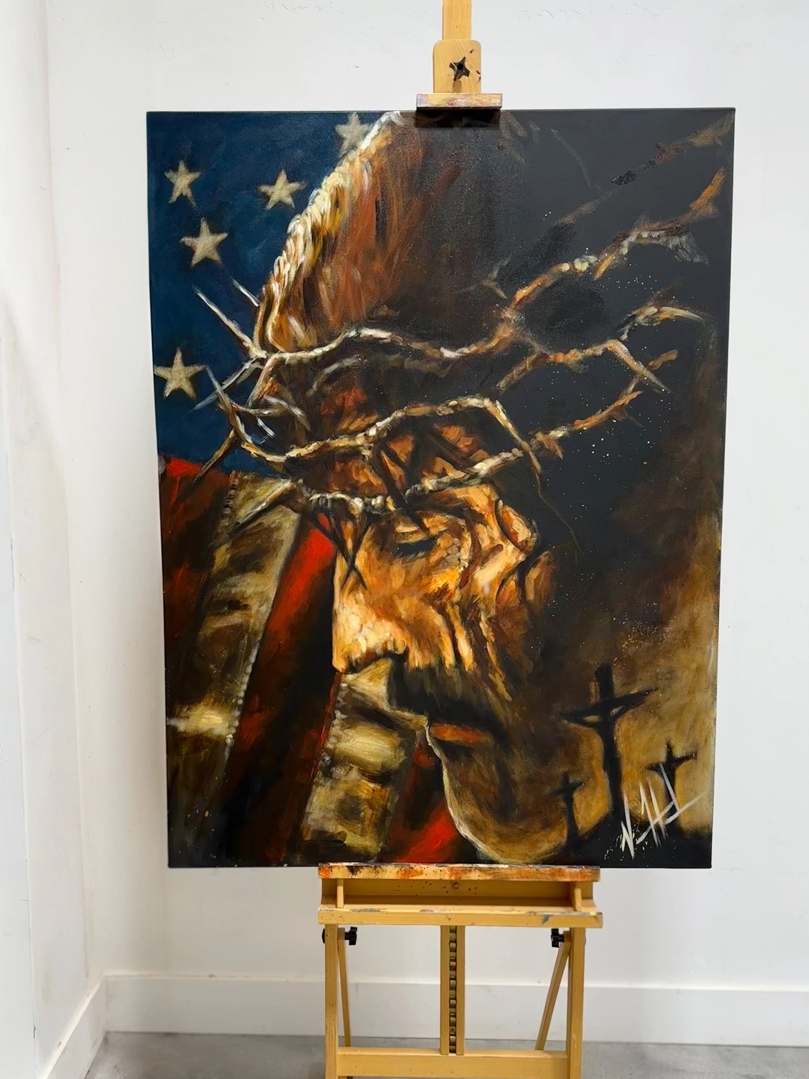 One Nation Under God - 36”x48” Original Acrylic Painting
