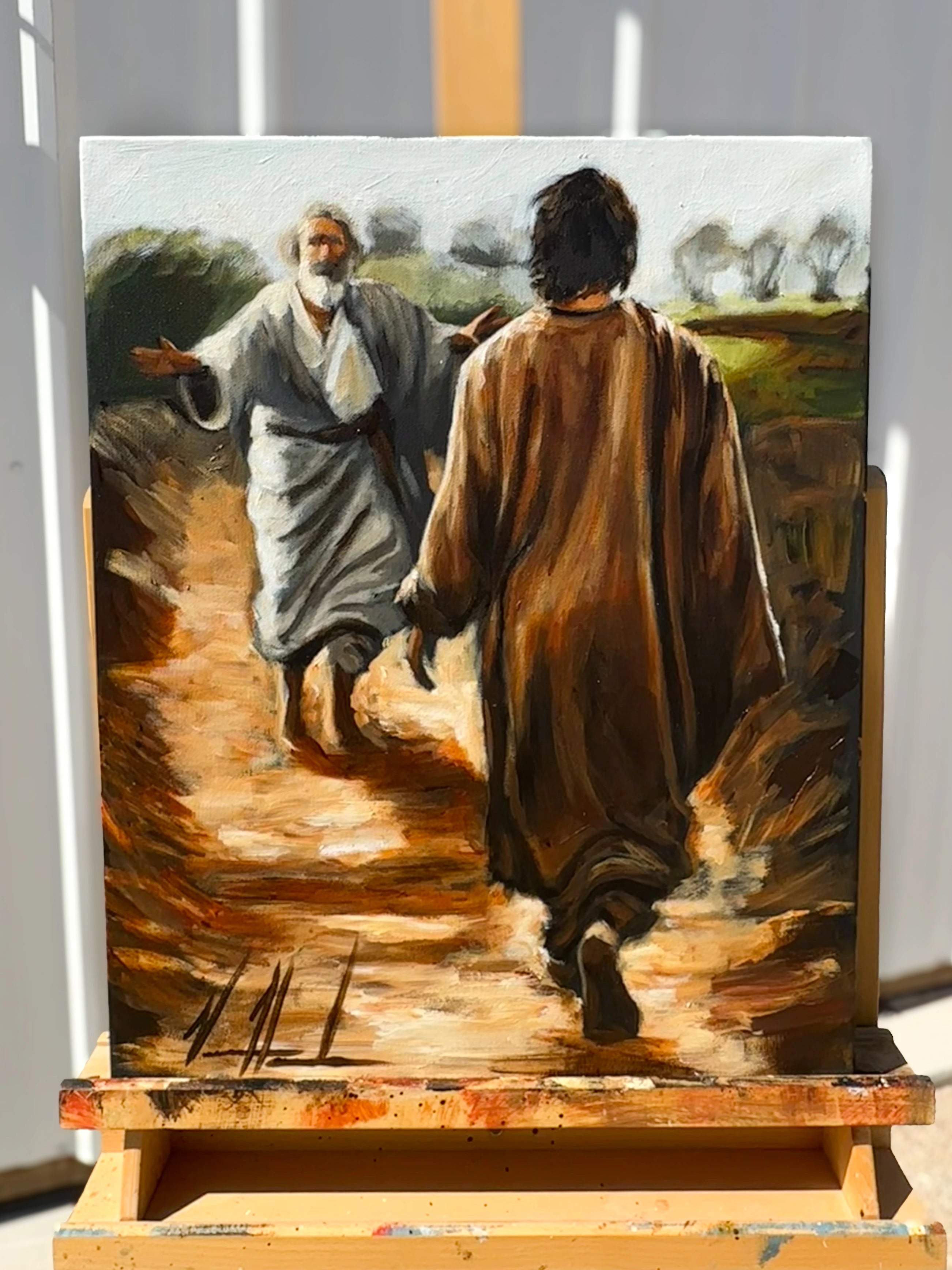 The Prodigal Son - 16”x20” Original Acrylic Painting Original Painting Vanessa Horabuena