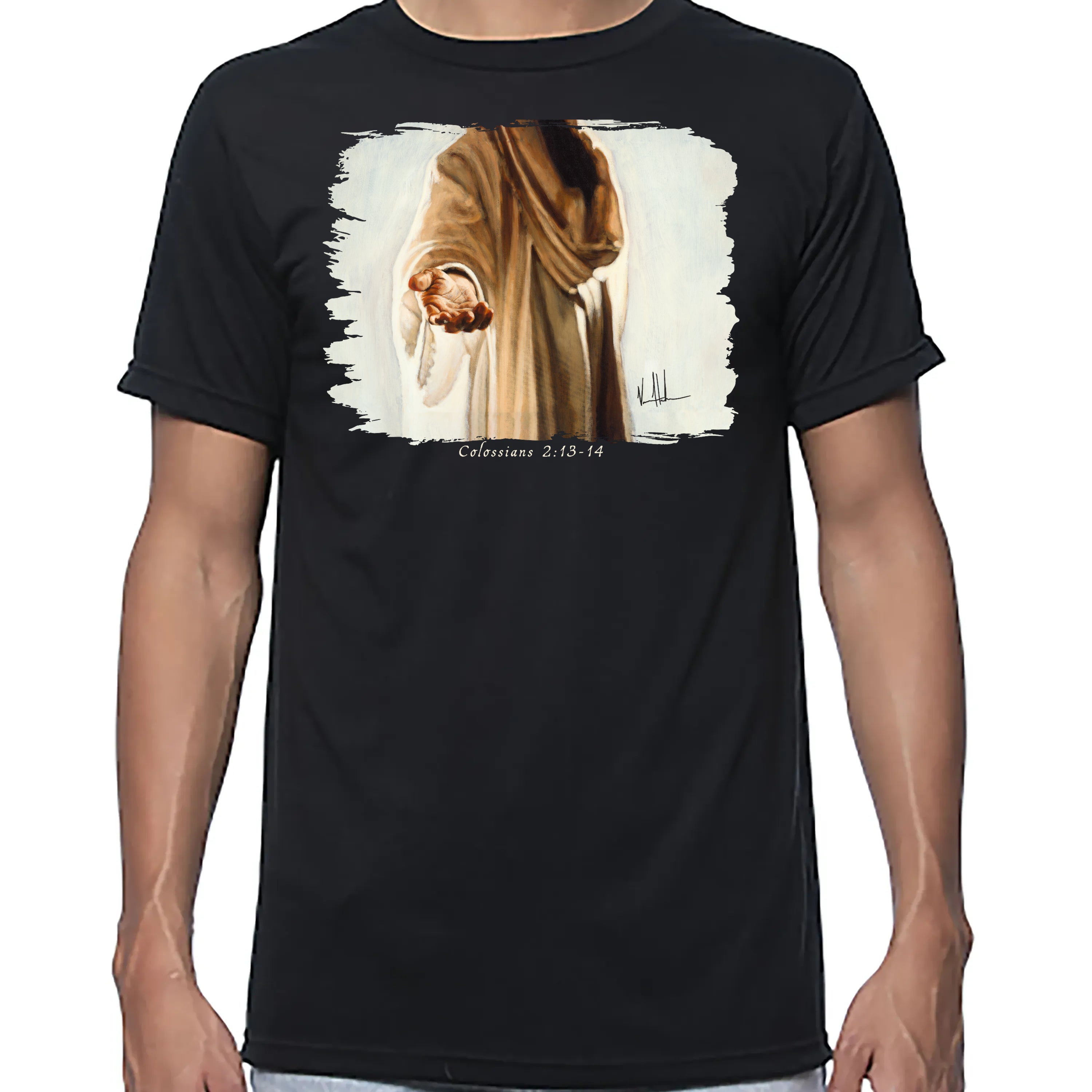 Beckoning - Unisex T (Organic Bamboo) Vanessa Horabuena Short Sleeve Eclipse (Black) XS