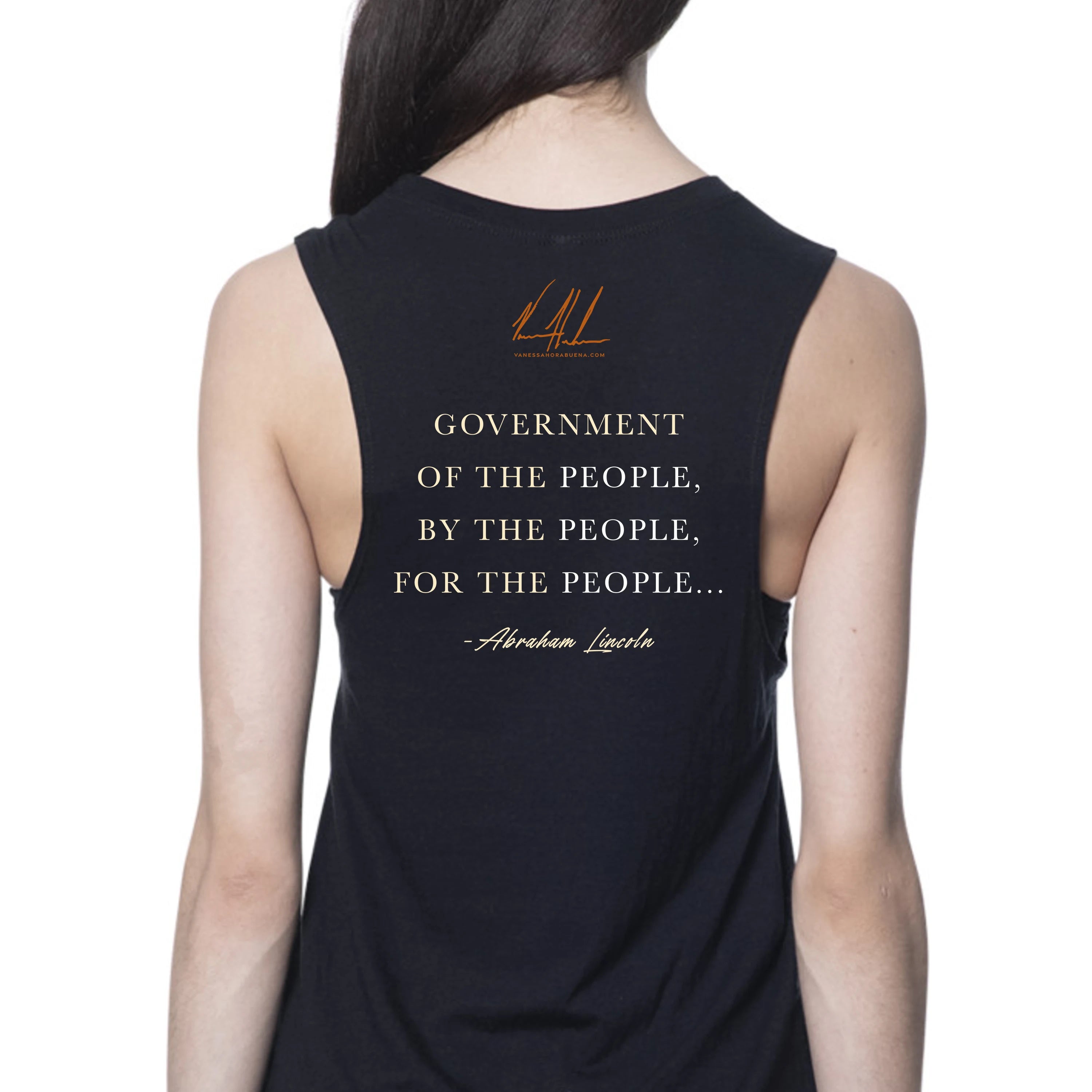 Women's Tank Top (Organic Bamboo) - Abraham Lincoln Organic Bamboo Vanessa Horabuena