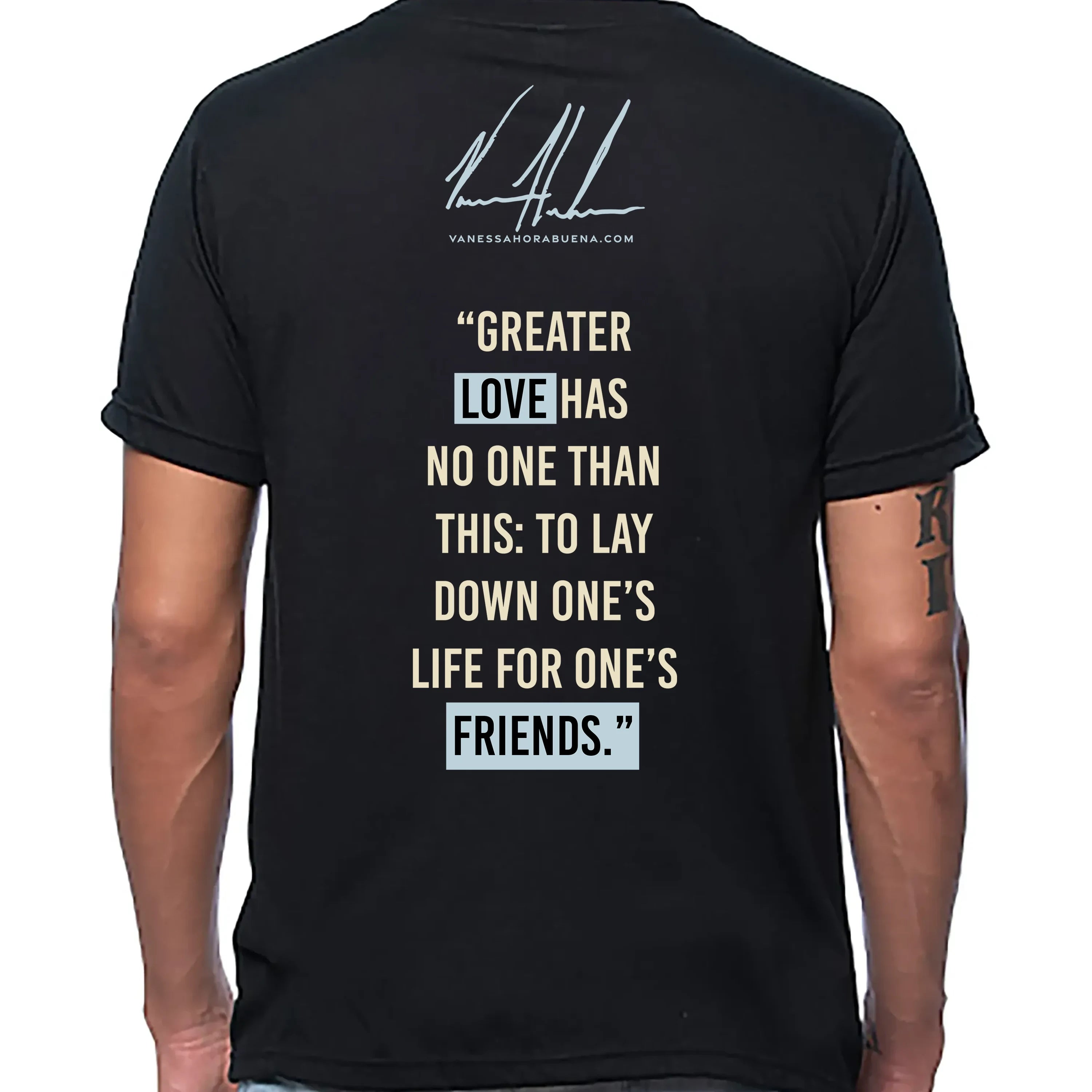 (PRE-ORDER) Charlie Kirk - A Hero's Tribute - Unisex T (Premium Organic Fabric) Vanessa Horabuena