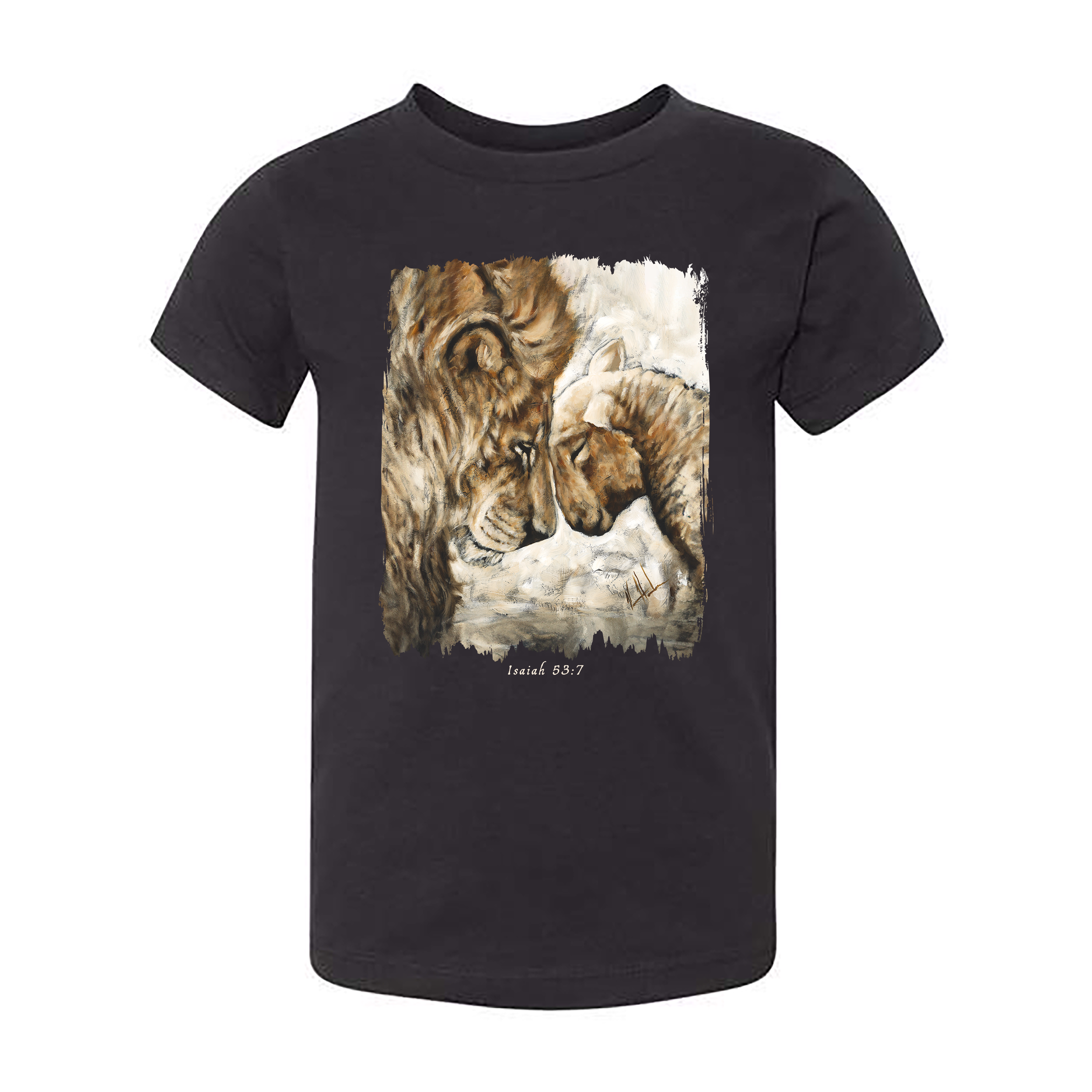 Compassion of a King (White) - Kids T (Organic Cotton) Organic Cotton Vanessa Horabuena Toddler Black 2T