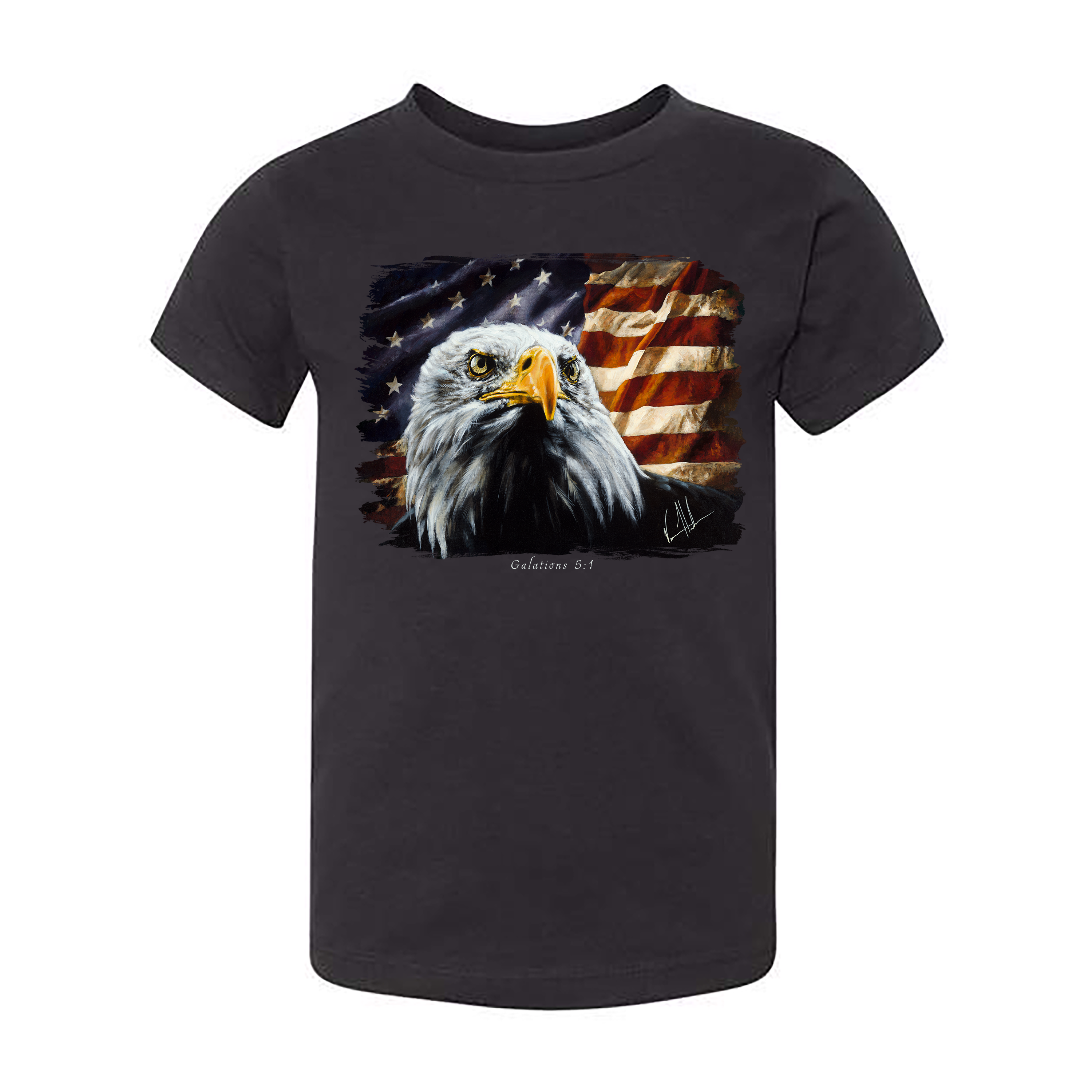 Kids T (Organic Cotton) - The Fight for Freedom Organic Cotton Vanessa Horabuena Toddler Black 2T