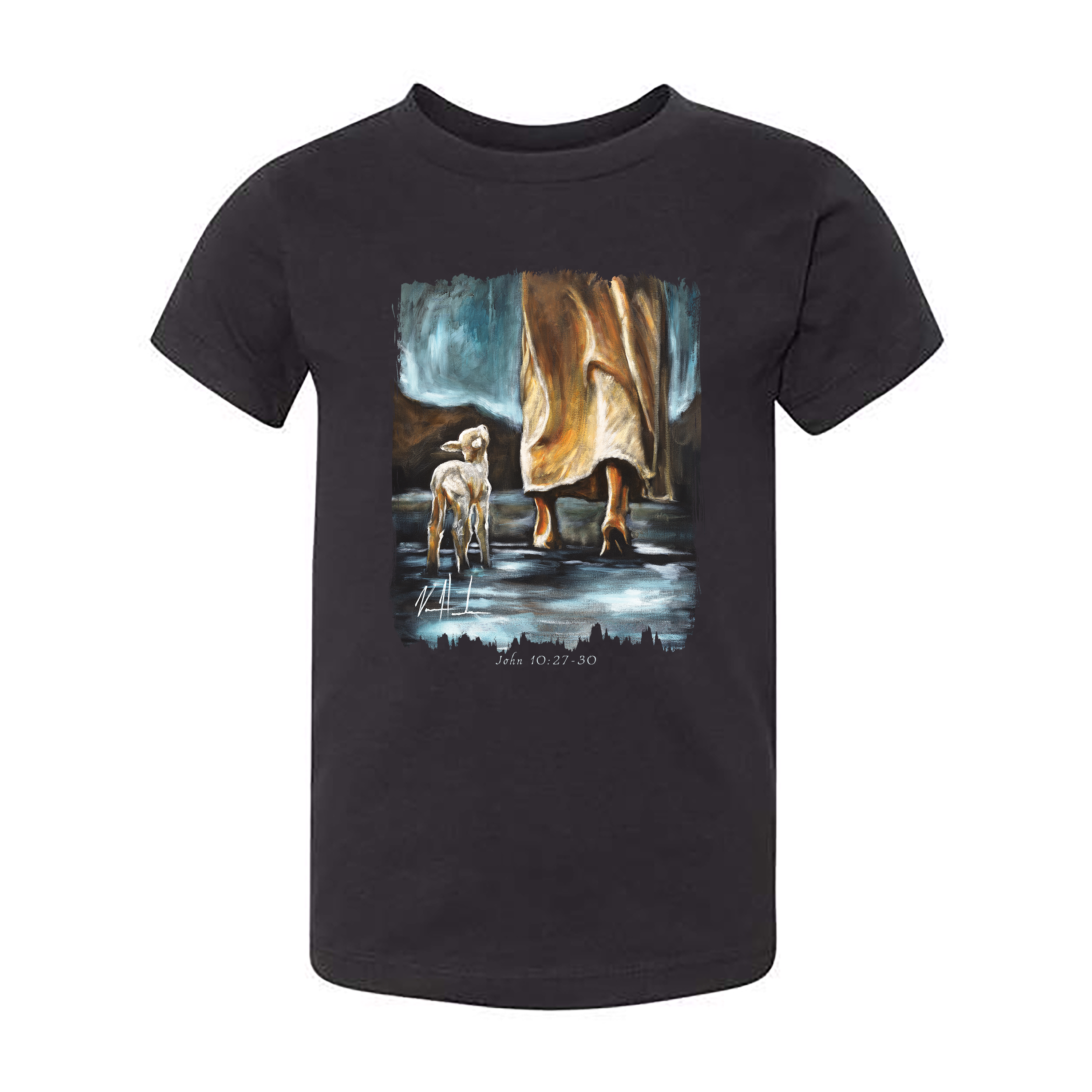 Kids T (Organic Cotton) - My Sheep Listen To My Voice Organic Cotton Vanessa Horabuena Toddler Black 2T