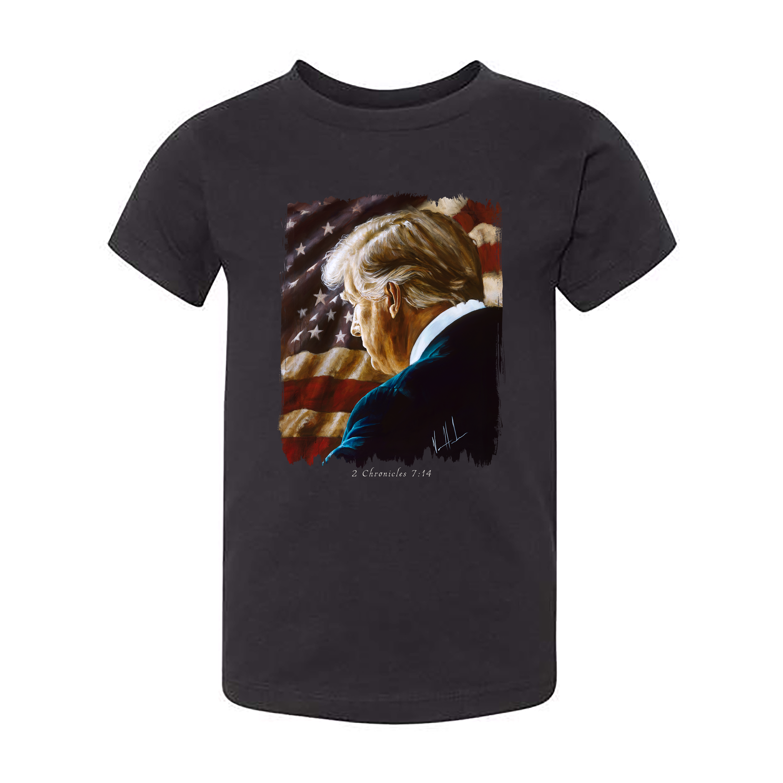 Kids T (Organic Cotton) - Prayers for Our Nation Organic Cotton Vanessa Horabuena Toddler Black 2T