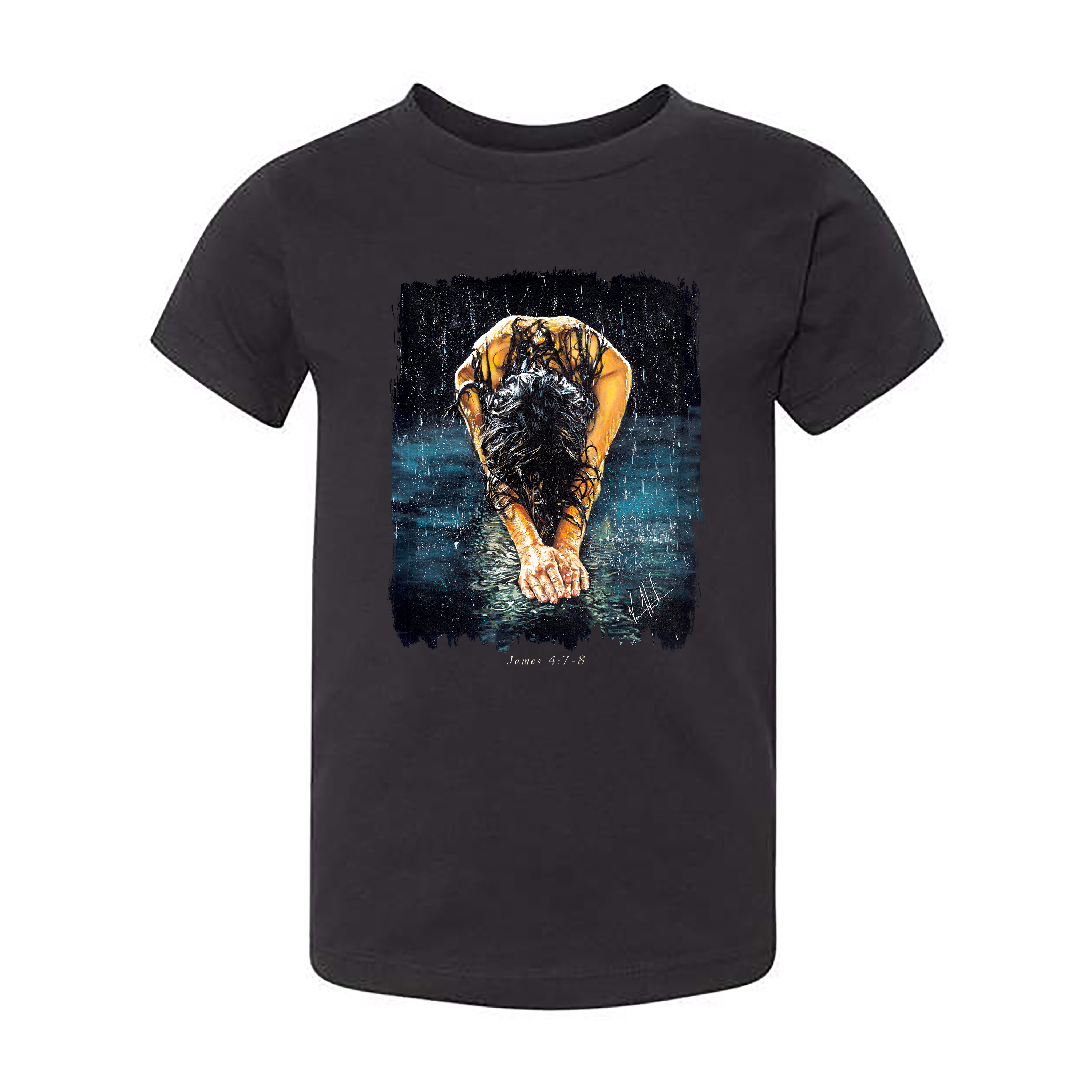 Kids T (Organic Cotton) - The Art of Surrender Organic Cotton Vanessa Horabuena Toddler Black 2T