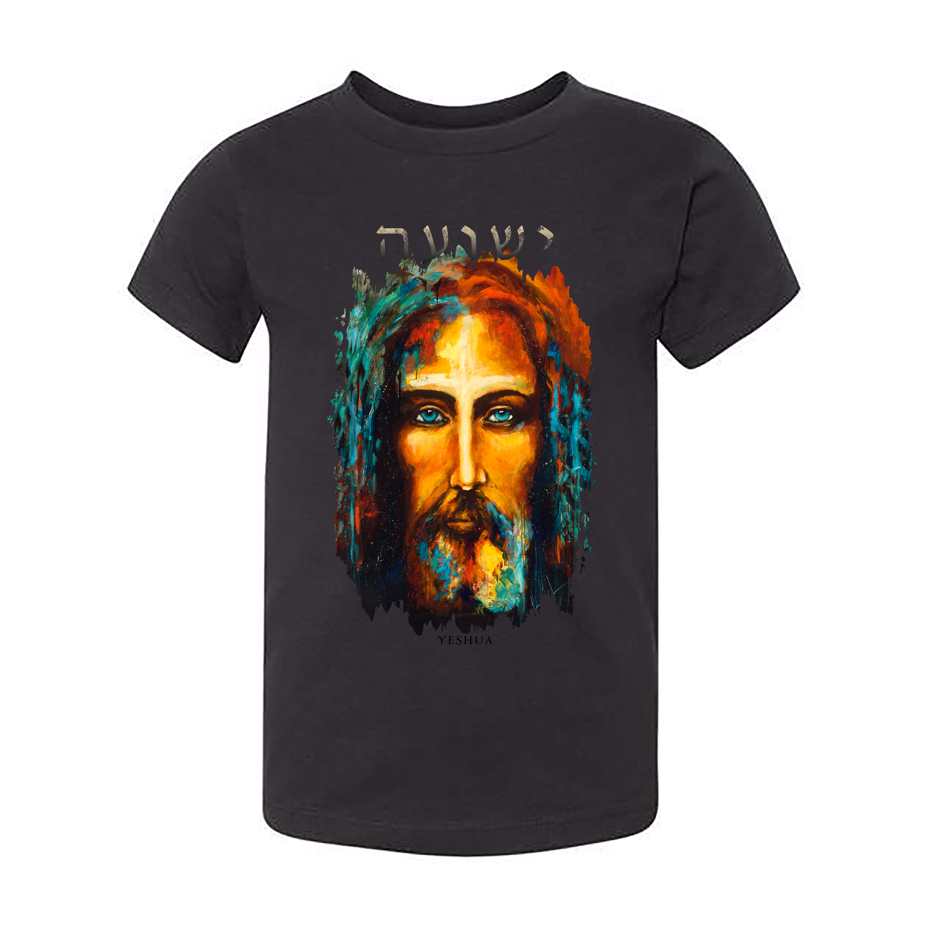 Kids T - The Shroud of Turin - The Colors of Life -(Organic Cotton) Organic Cotton Vanessa Horabuena Toddler Black 2T