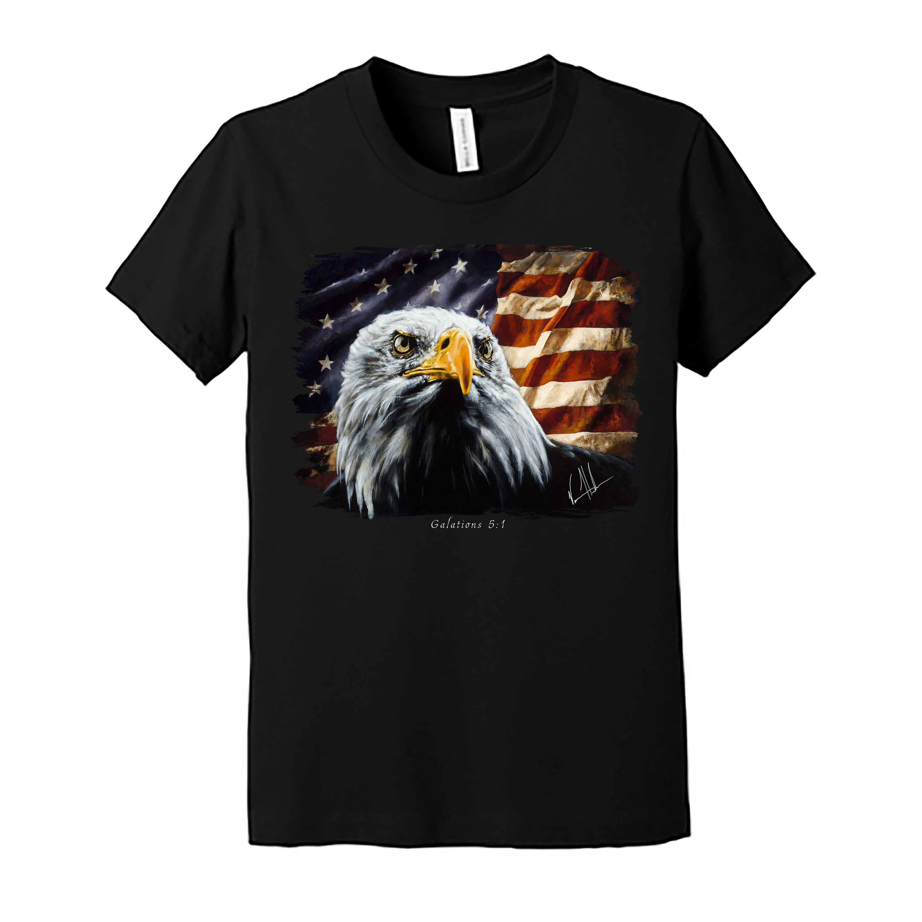 Kids T (Organic Cotton) - The Fight for Freedom Organic Cotton Vanessa Horabuena Youth Black Small