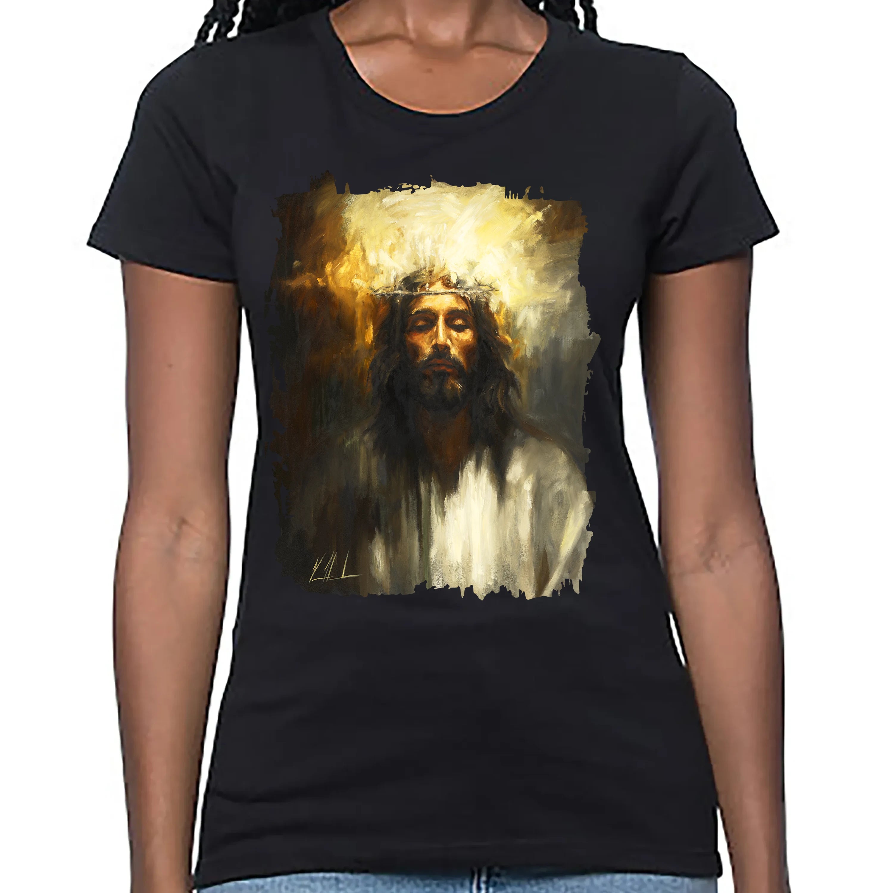 Women's T (Organic Bamboo) - Holy One Organic Bamboo Vanessa Horabuena