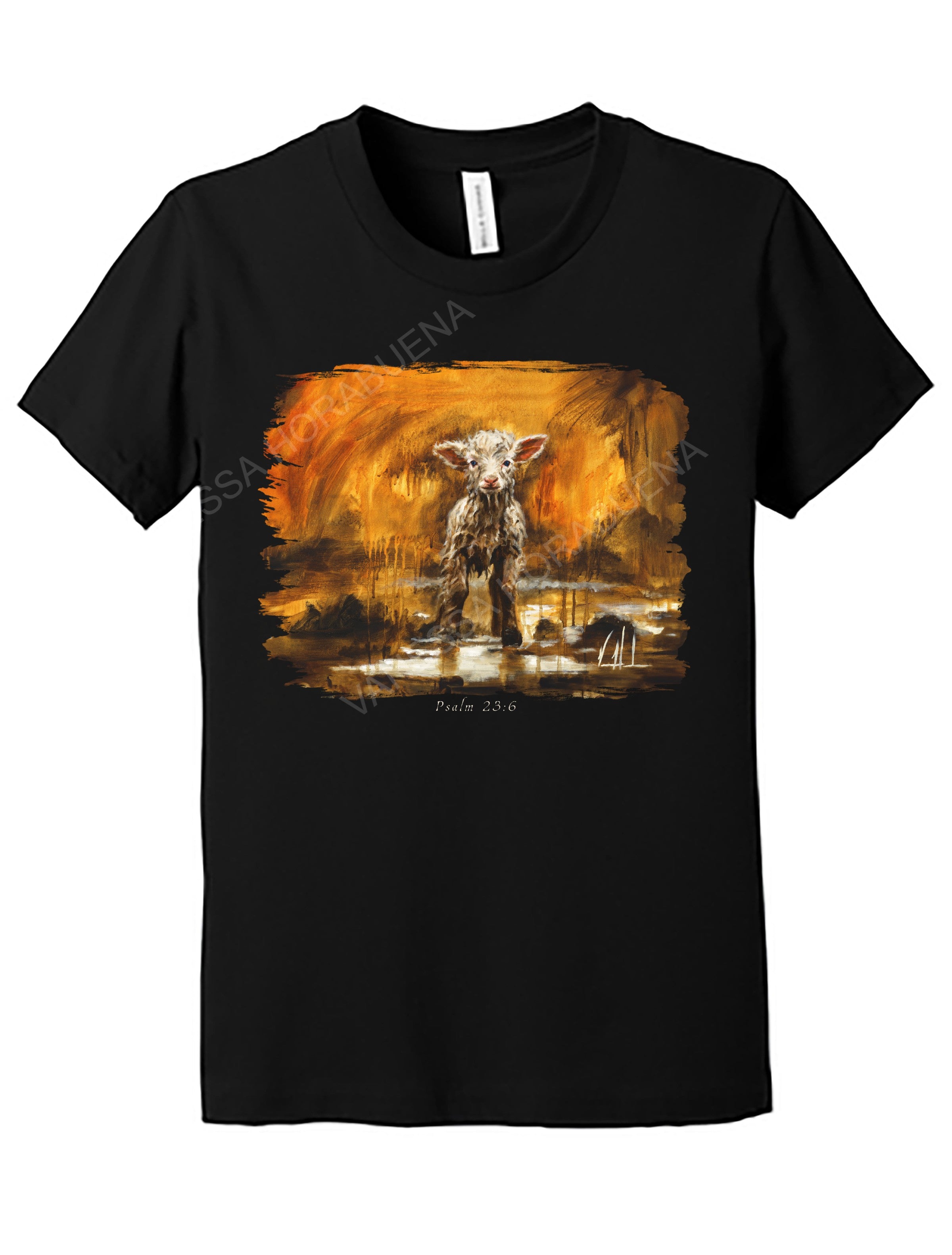 Your Love Never Fails - Kids T (Organic Cotton) Vanessa Horabuena Kids Black Small