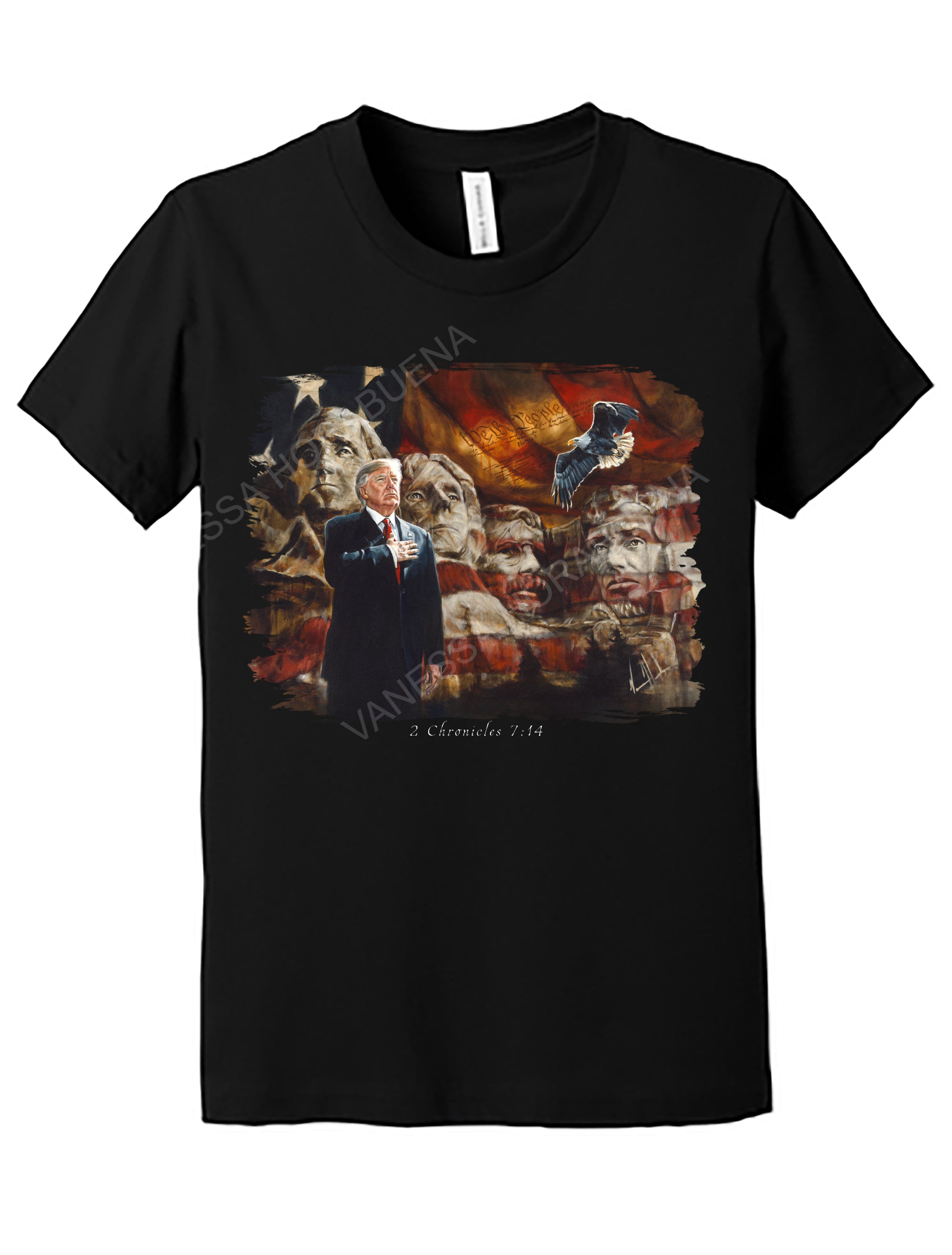 We the People - Kids T (Organic Cotton) Vanessa Horabuena Kids Black Small