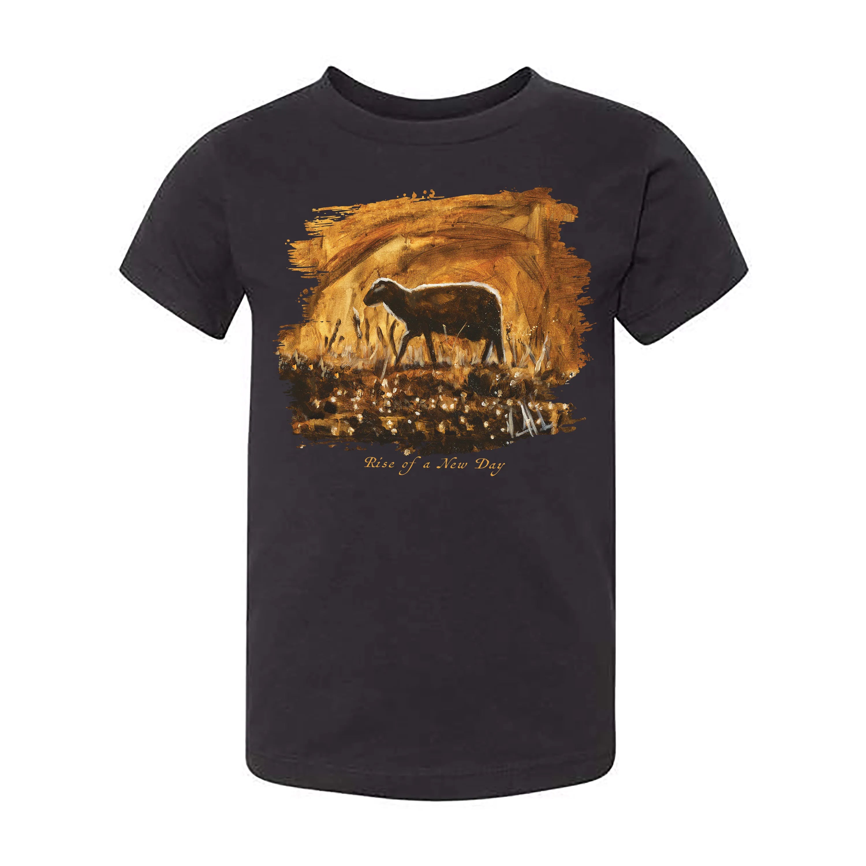 Kids T (Organic Cotton) - Rise of a New Day Organic Cotton Vanessa Horabuena Toddler Black 2T