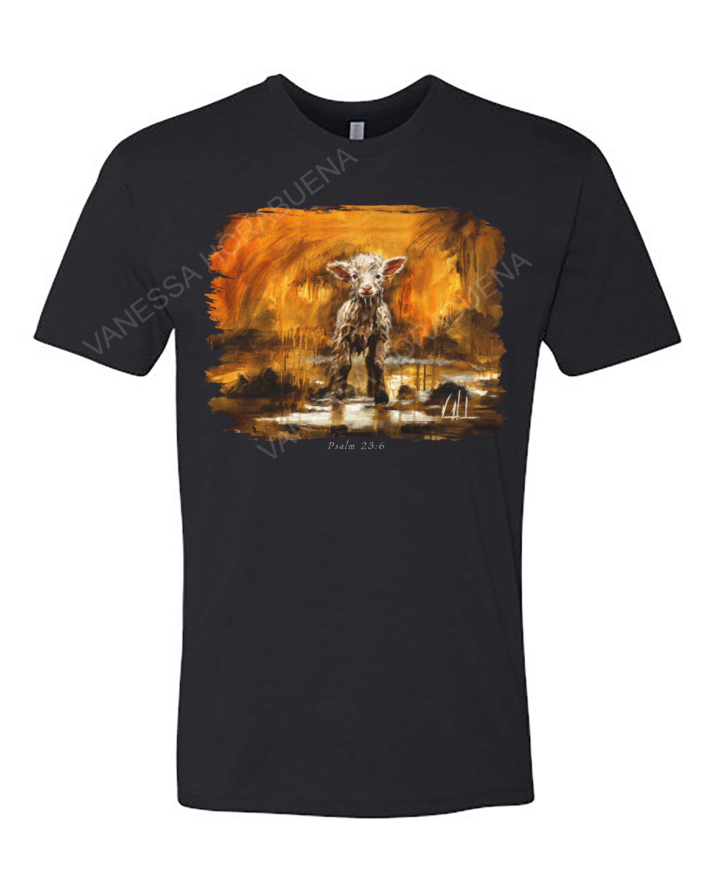 Your Love Never Fails - Unisex T-Shirt Vanessa Horabuena Short Sleeve Black Small