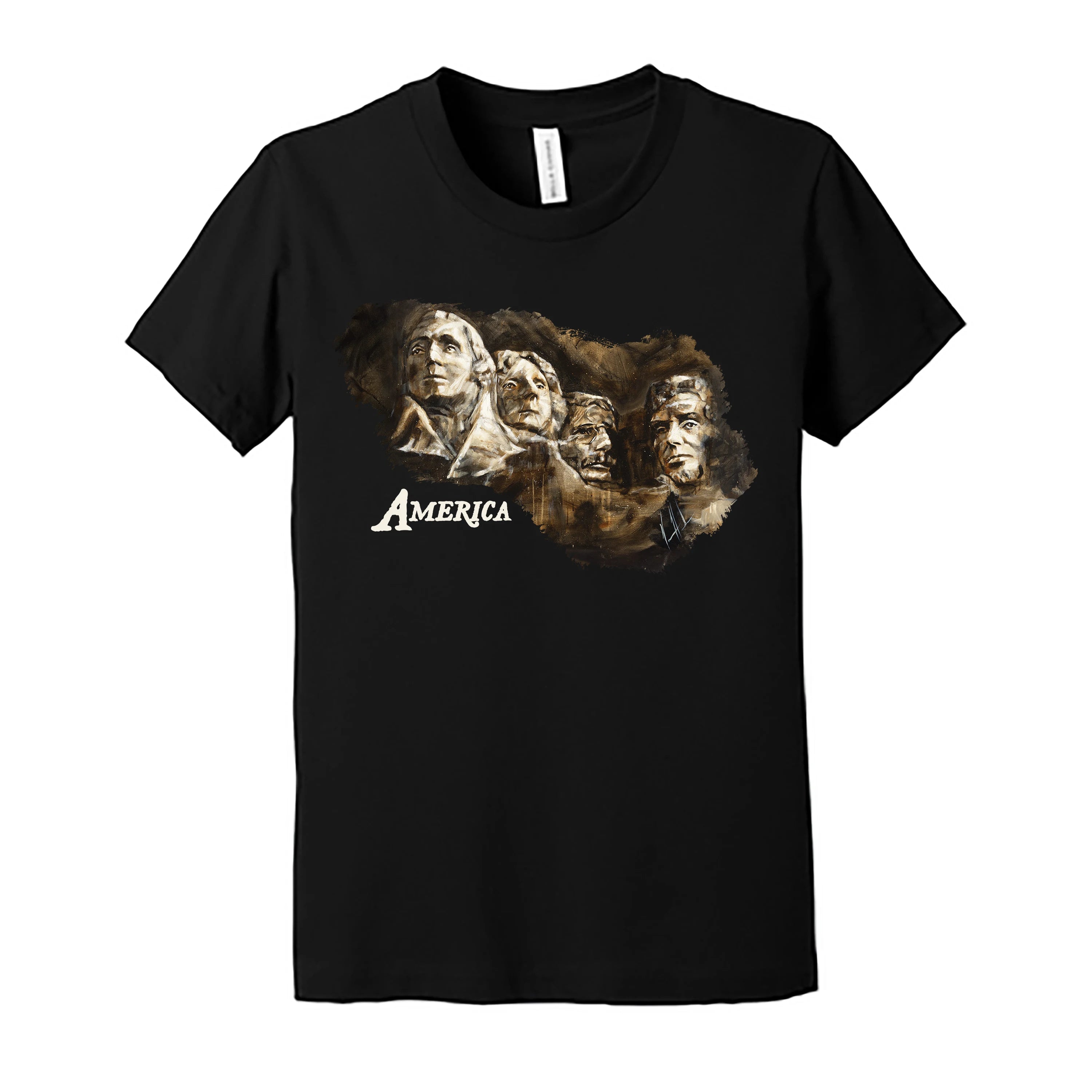 Kids T - Legends of Freedom -(Organic Cotton) - 4th of July Organic Cotton Vanessa Horabuena Kids Black Small