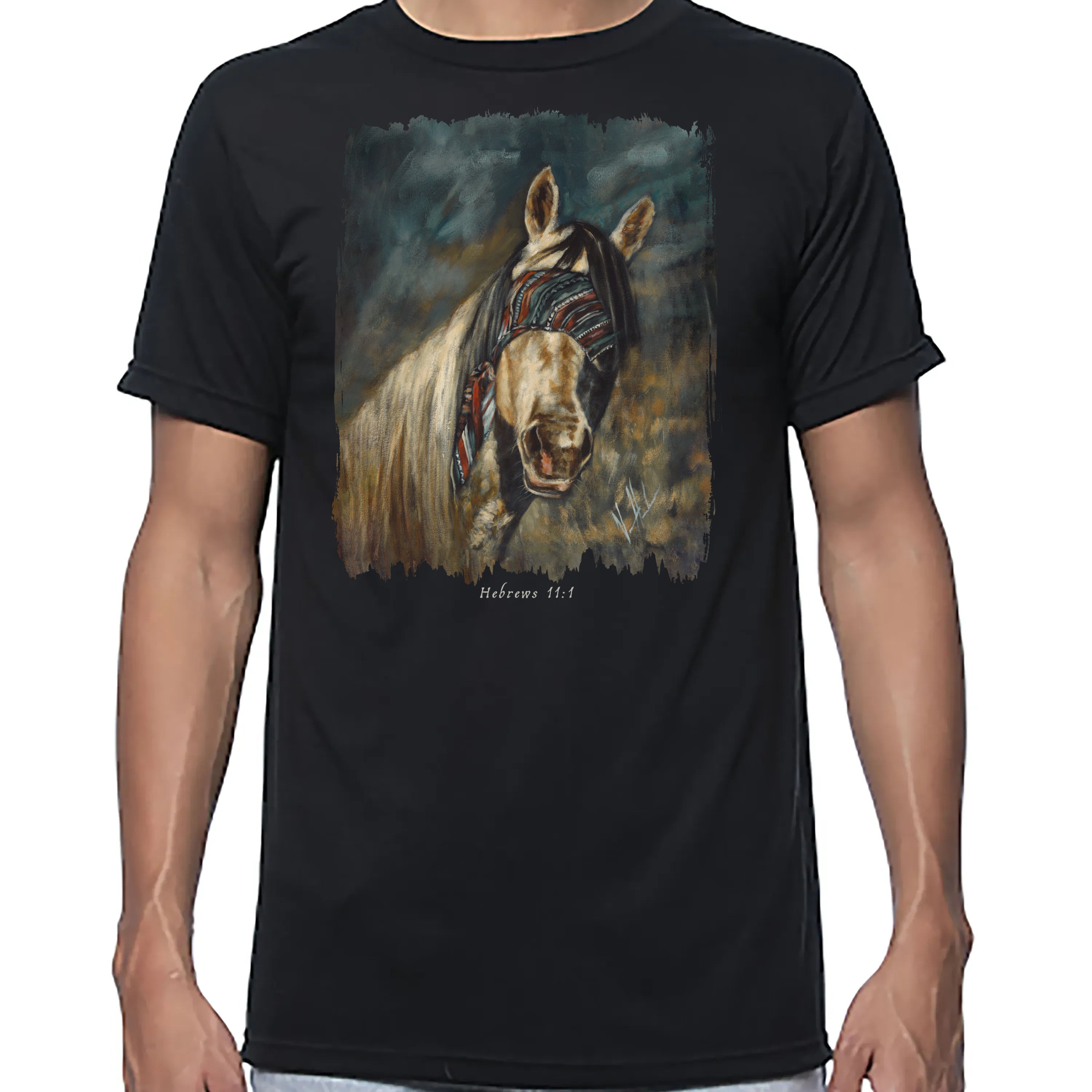 Blind Faith - Unisex T (Organic Bamboo) Vanessa Horabuena Short Sleeve Eclipse (Black) XS
