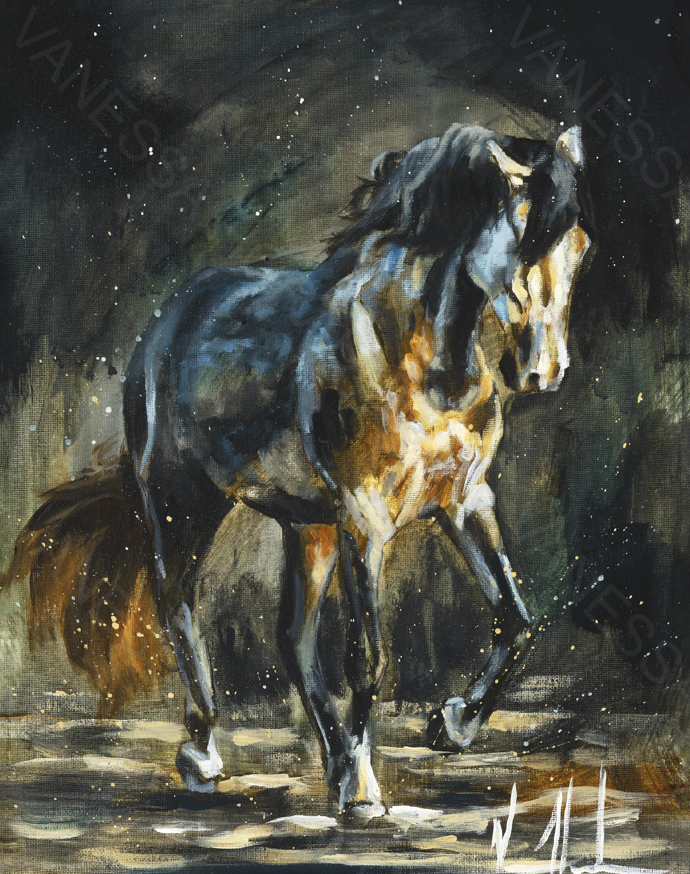 Destined to Lead Horse Art Print Vanessa Horabuena