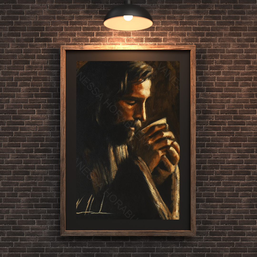 Drink From My Cup Jesus Art Print Vanessa Horabuena