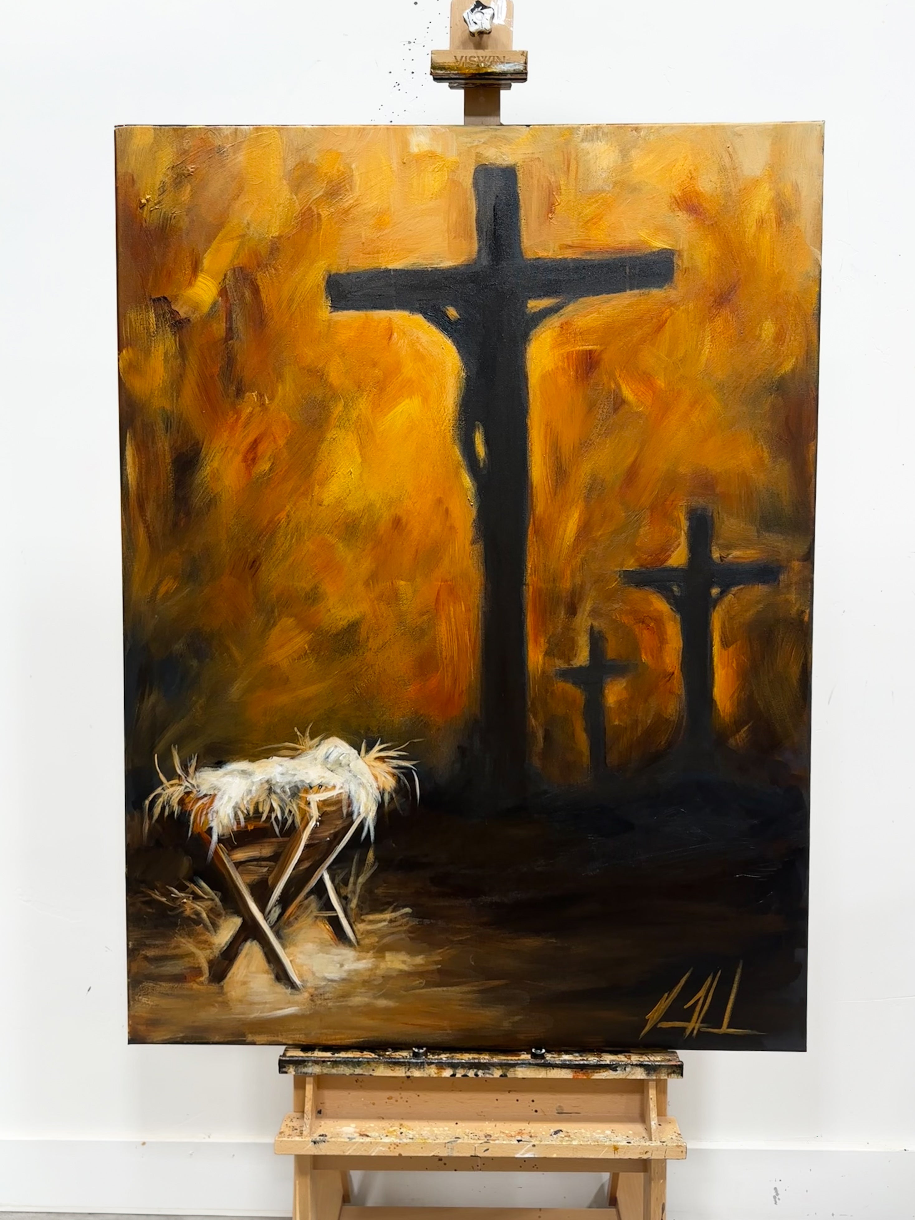 Born for Glory - 36”x48” Original Acrylic Painting Original Painting Vanessa Horabuena