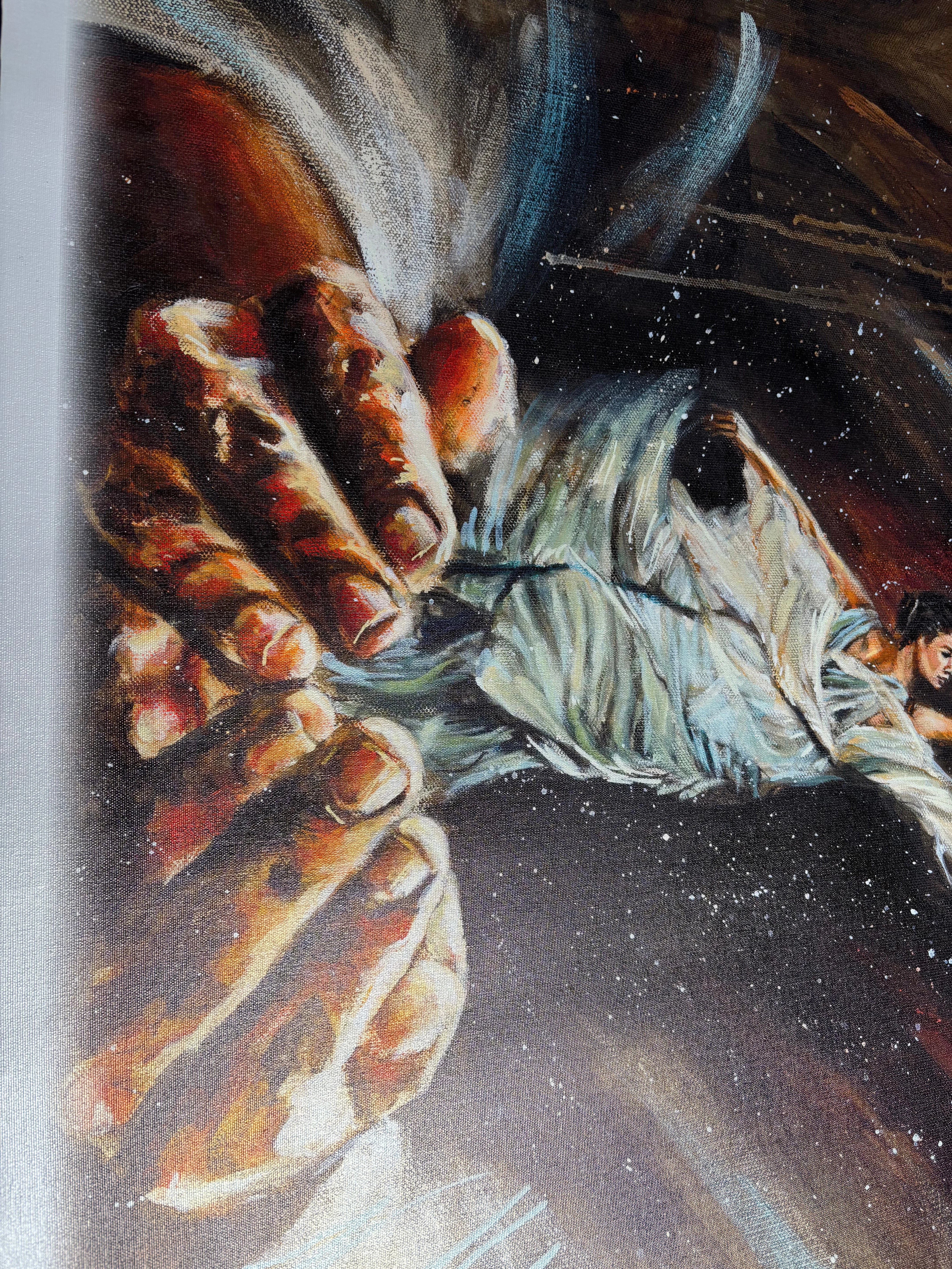 CM# 8 - Endless Dance In The Father's Hands - Brunette Version - 30"x30" Canvas Print Vanessa Horabuena