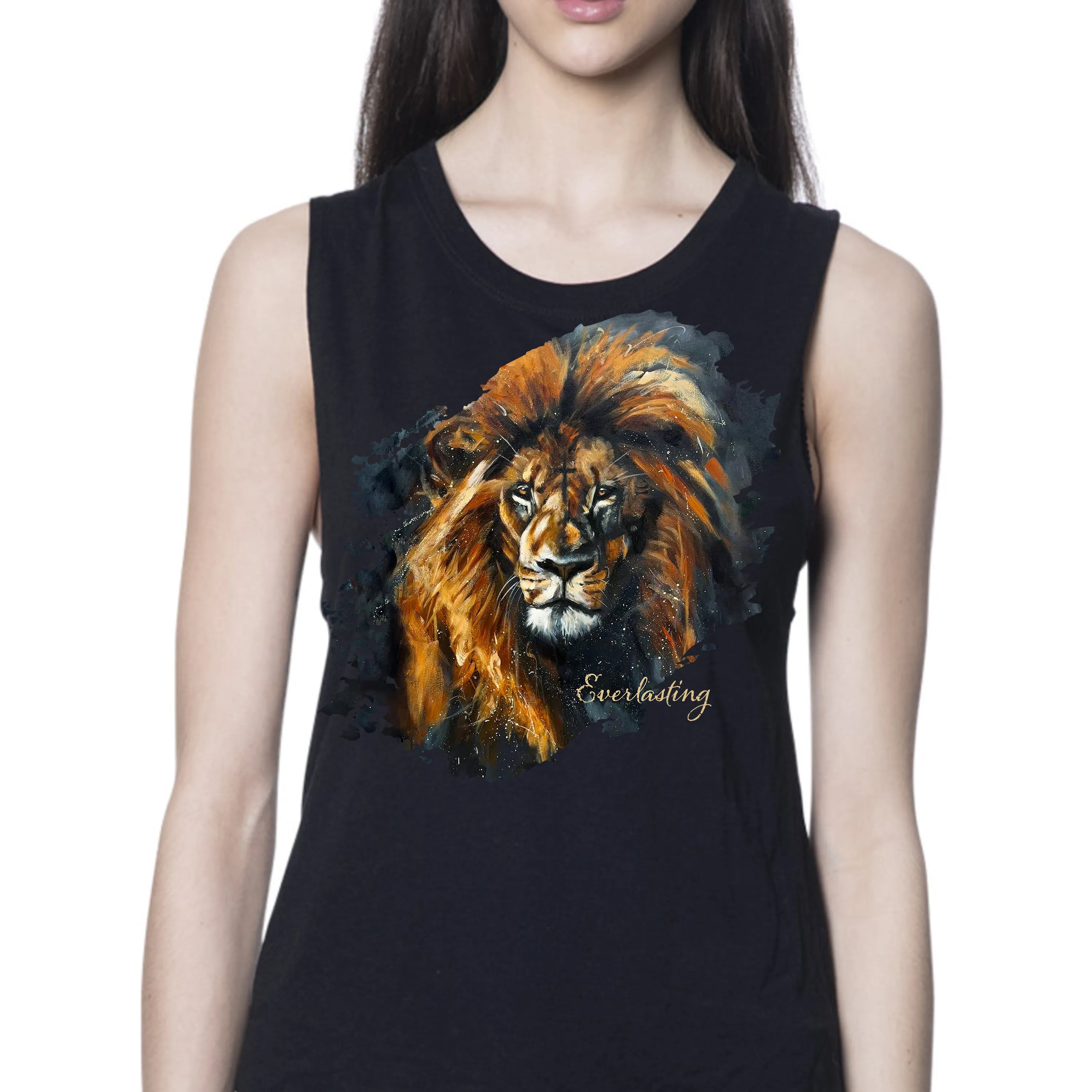 Everlasting - Women's Tank Top (Organic Bamboo) Vanessa Horabuena Short Sleeve Eclipse (Black) XS