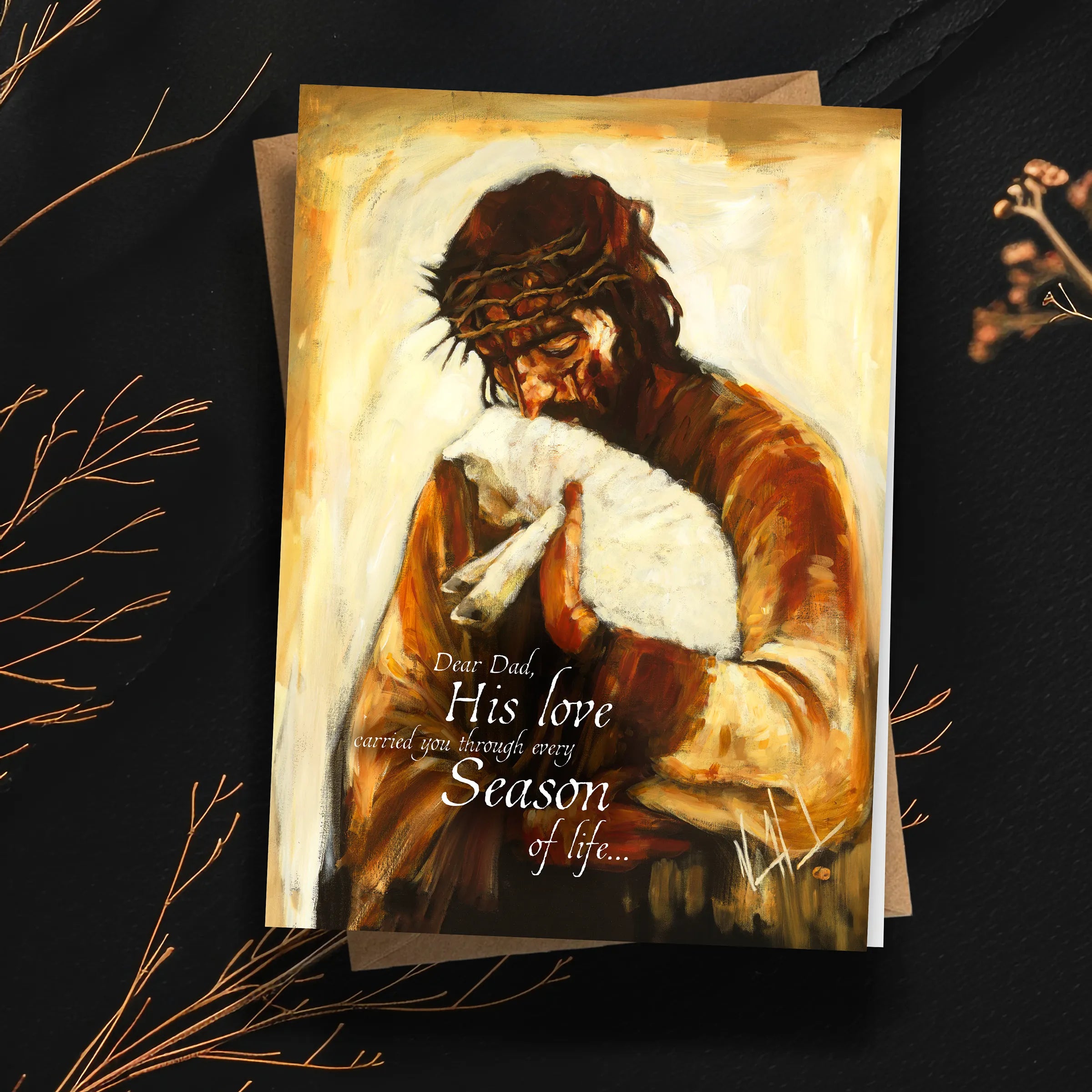 'For the One Who Lost Its Way' Father's Day Greeting Card Vanessa Horabuena