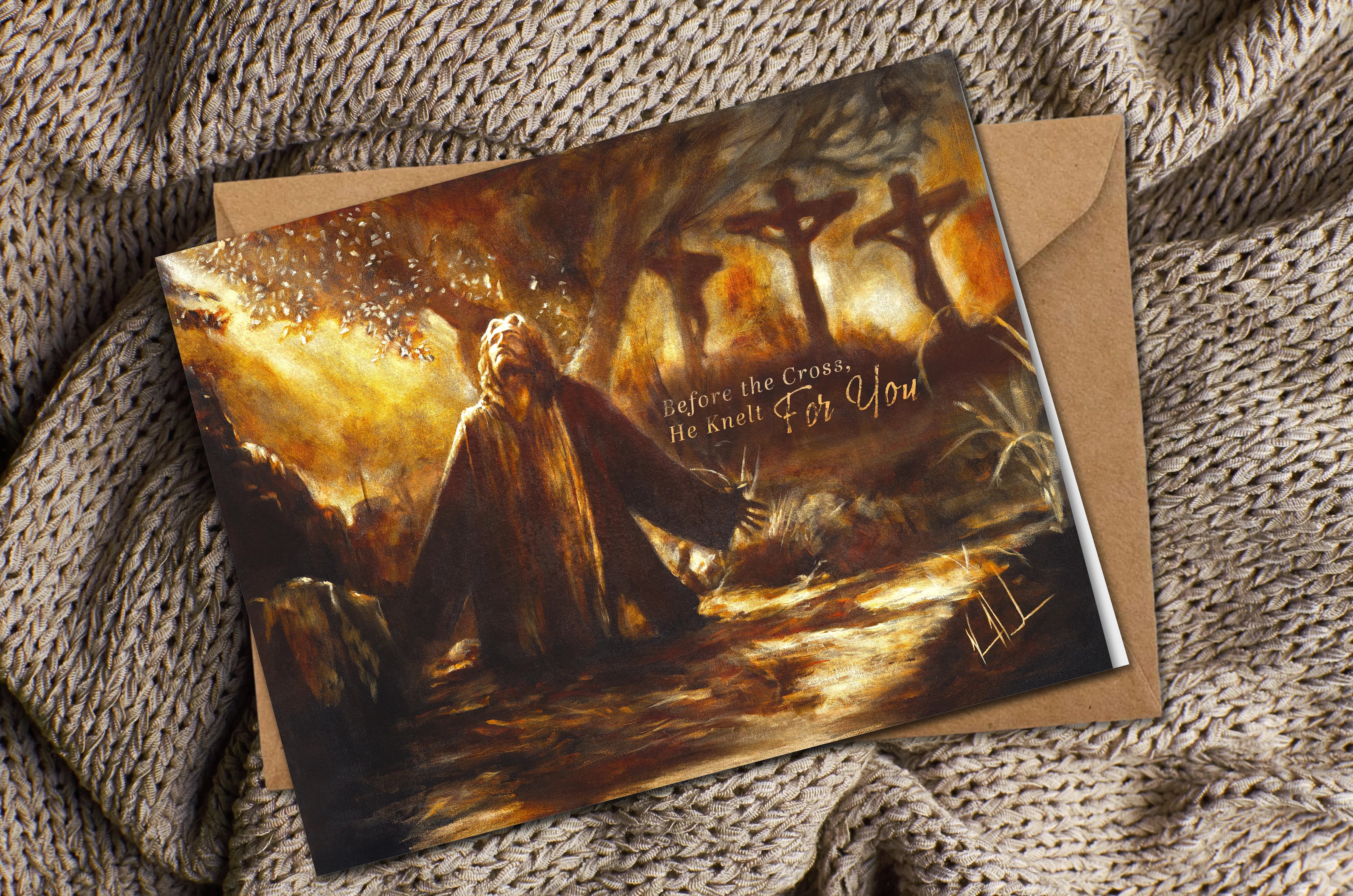 'Gethsemane' Easter Greeting Card Vanessa Horabuena