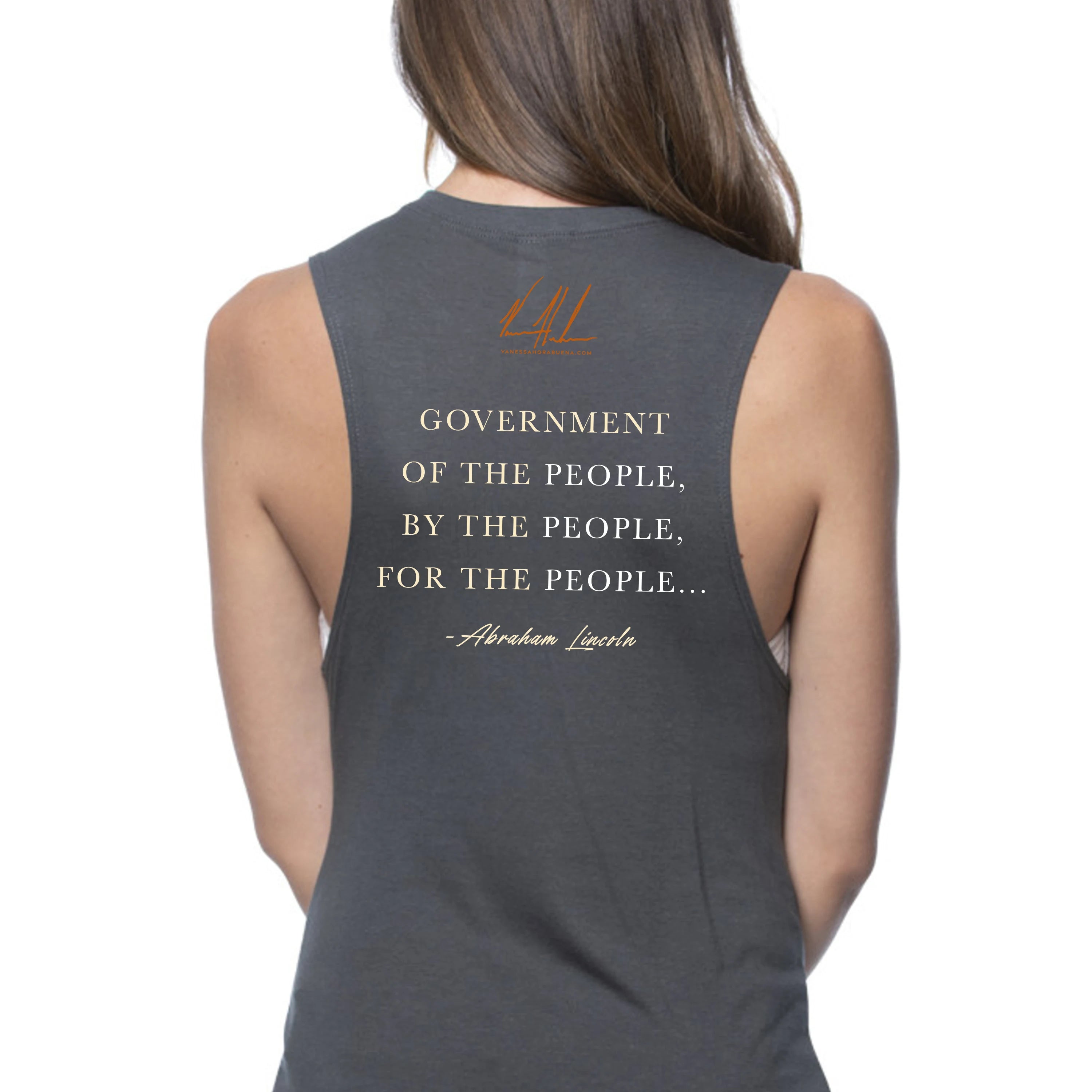 Women's Tank Top (Organic Bamboo) - Abraham Lincoln Organic Bamboo Vanessa Horabuena