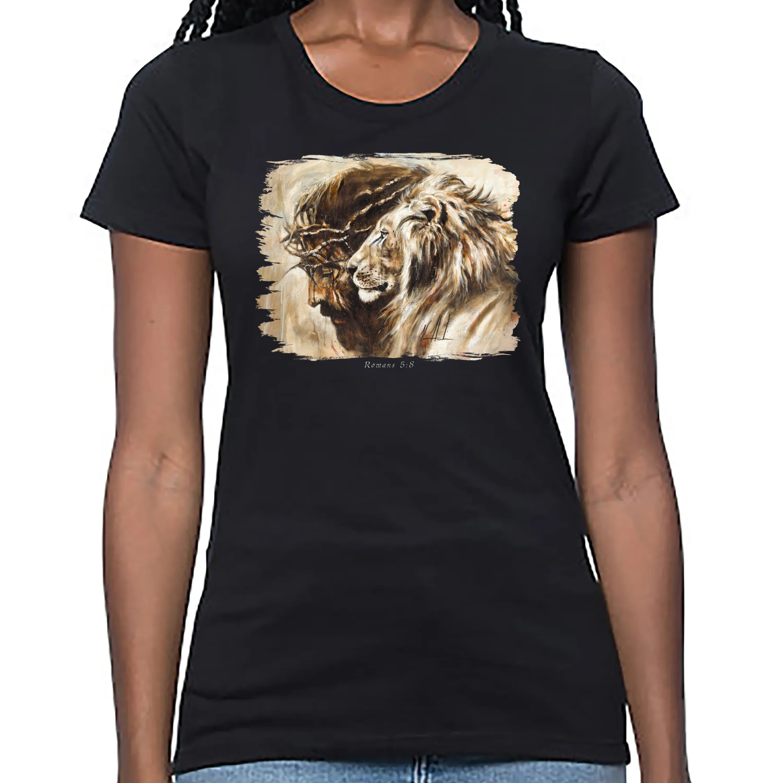 Heaven's Grace - Women's T (Organic Bamboo) Vanessa Horabuena Short Sleeve Eclipse (Black) XS