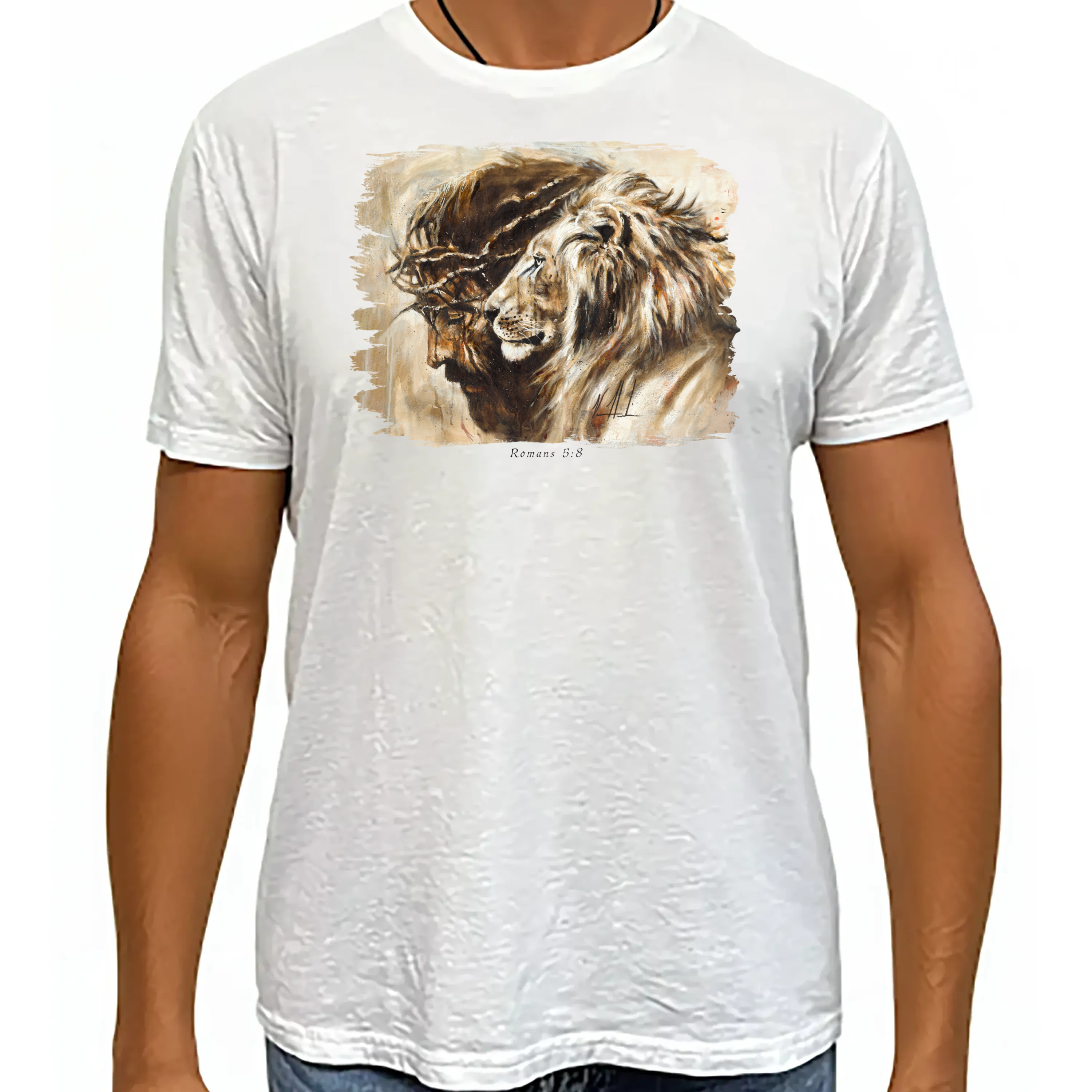 Heaven's Grace - Unisex T (Organic Bamboo) Vanessa Horabuena Short Sleeve Frost (White) XS