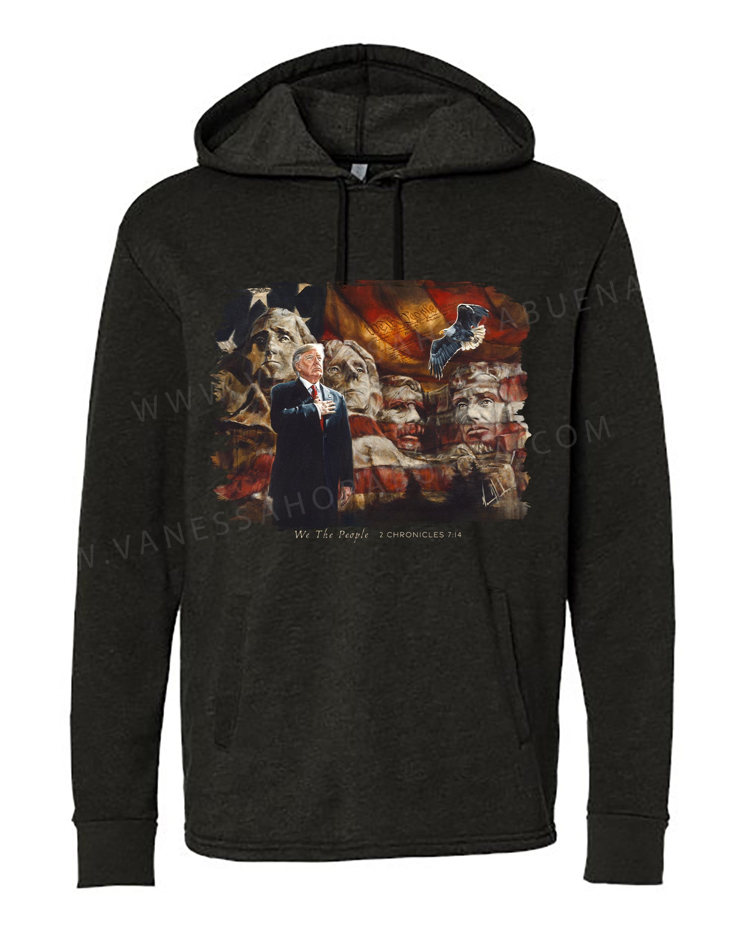 We the People - Unisex Hoodie Vanessa Horabuena Black Small