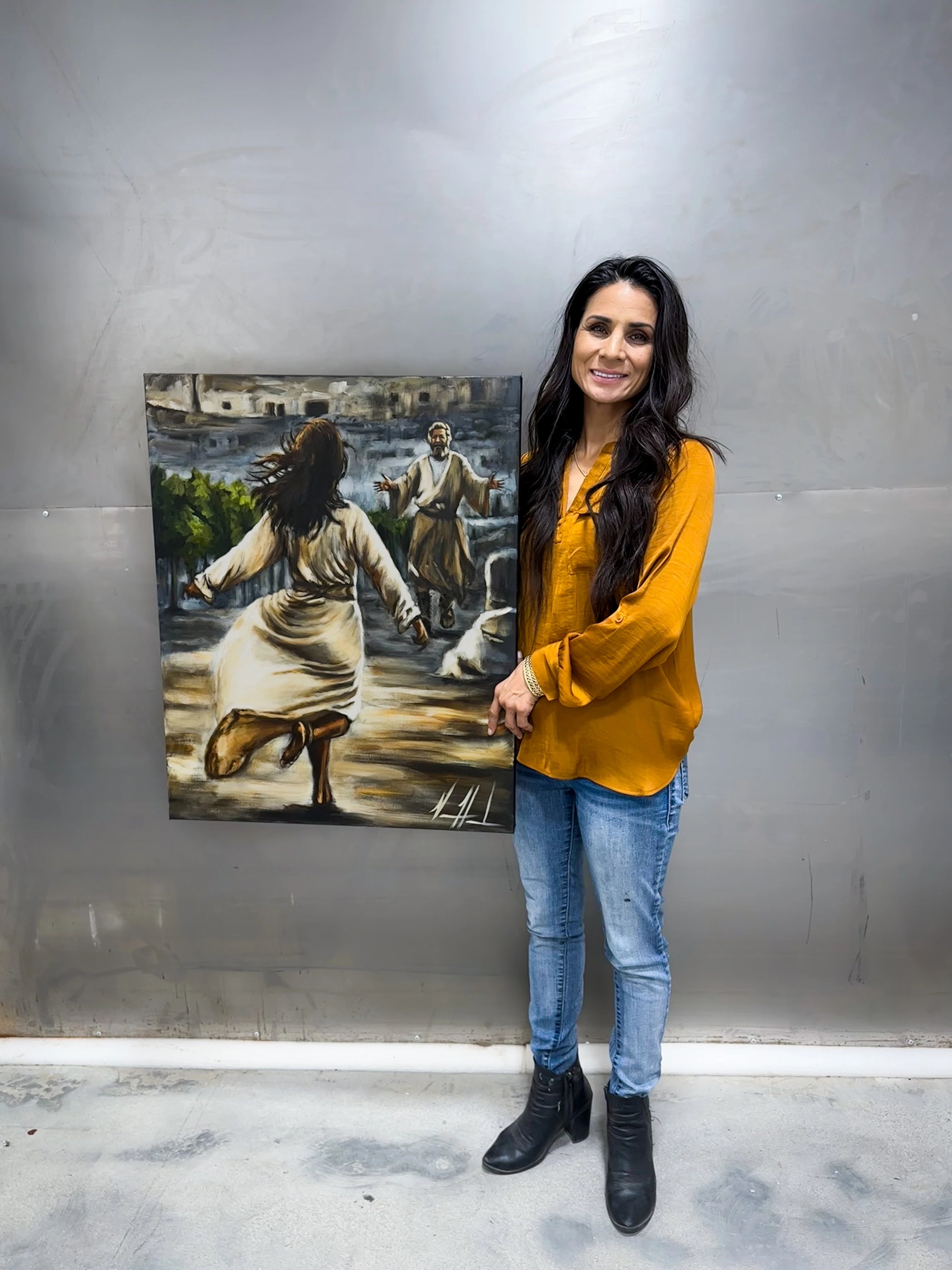 The Prodigal Daughter - 24”x30” Original Acrylic Painting Original Painting Vanessa Horabuena