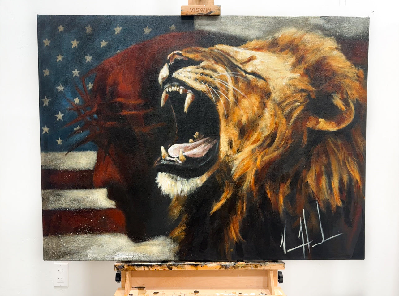 Return of a Nation - 30”x40” Original Painting Original Painting Vanessa Horabuena
